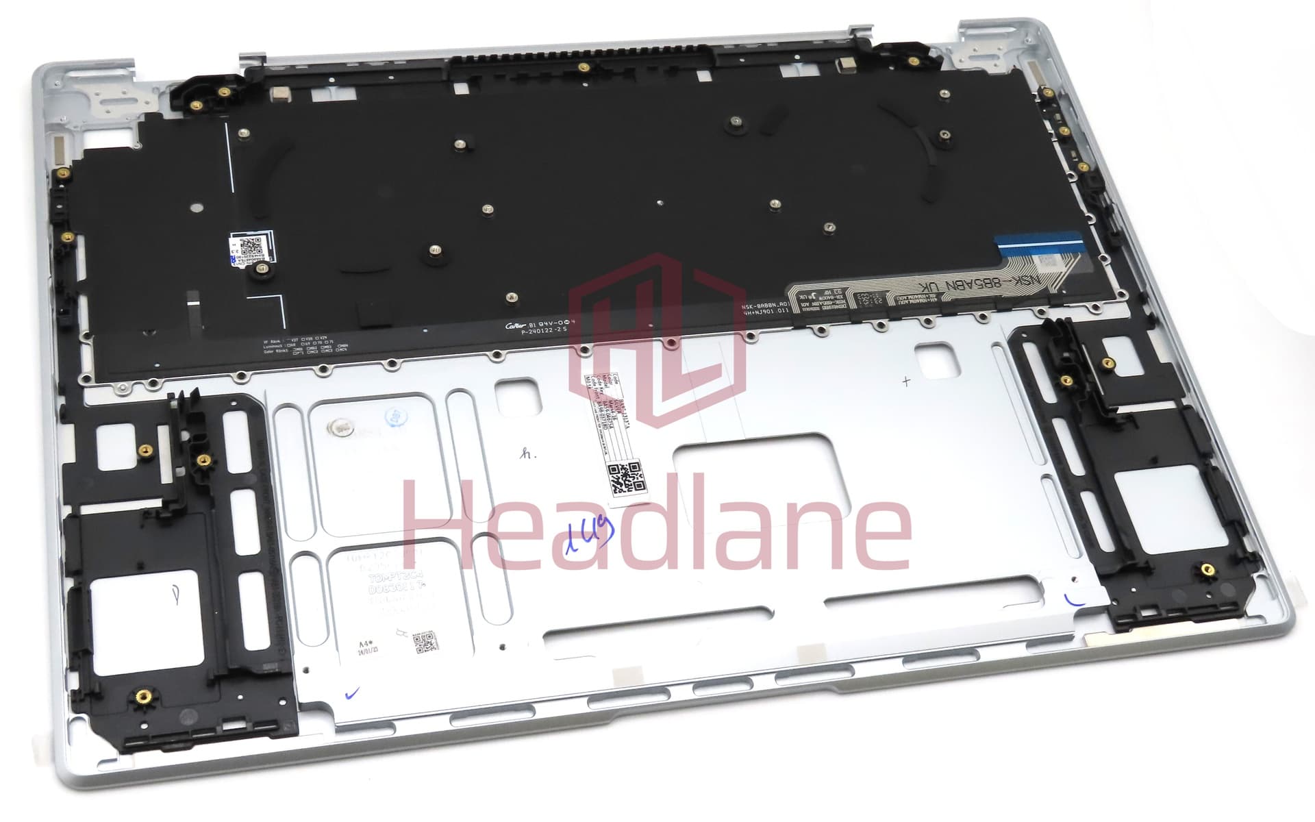 Samsung NP960QGK Galaxy Book4 Pro 360 16" Top Cover + Keyboard - Platinum Silver (UK QWERTY) - view 2