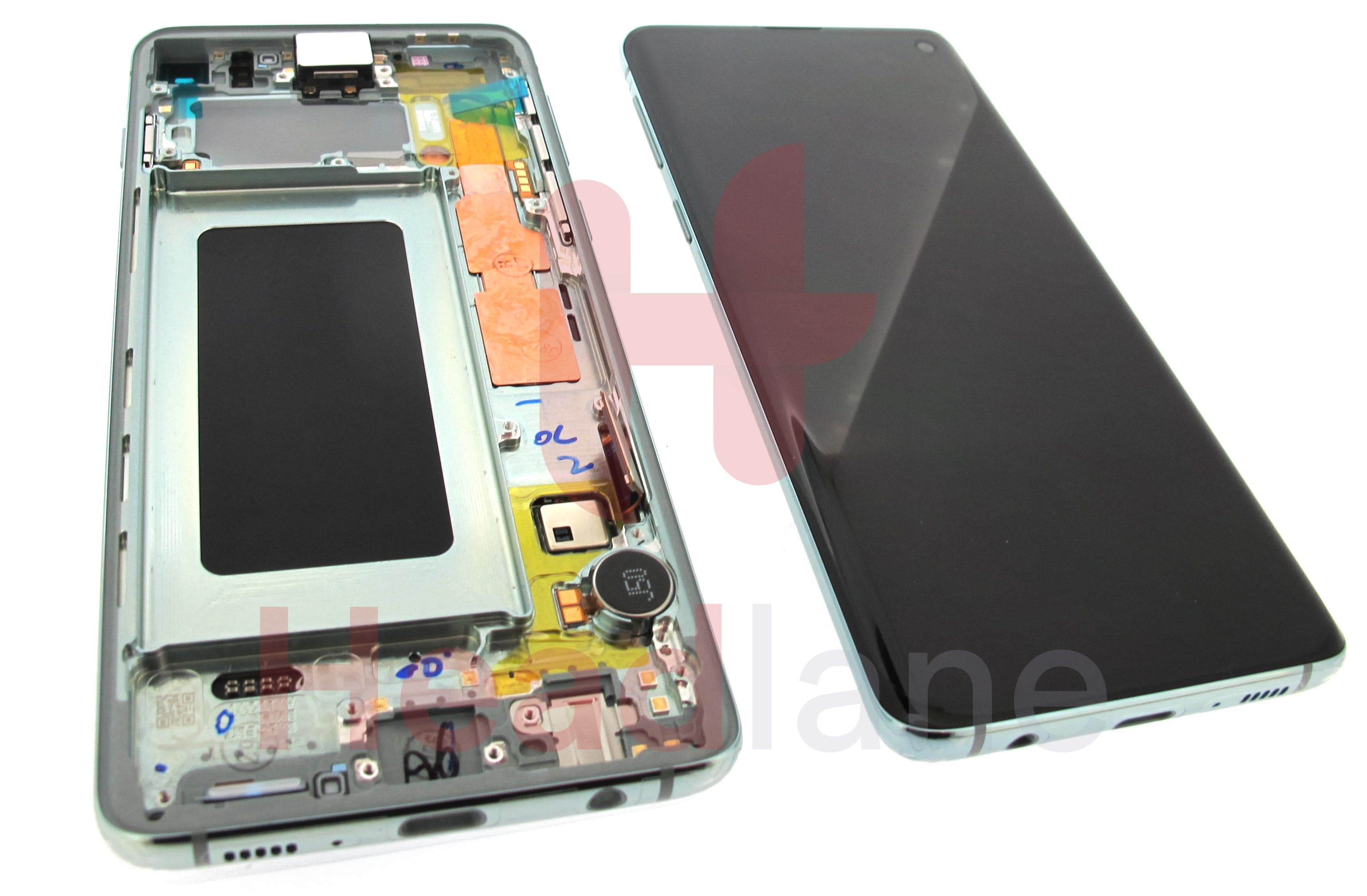 Samsung SM-G973 Galaxy S10 LCD Display / Screen + Touch - Prism Green - view 2