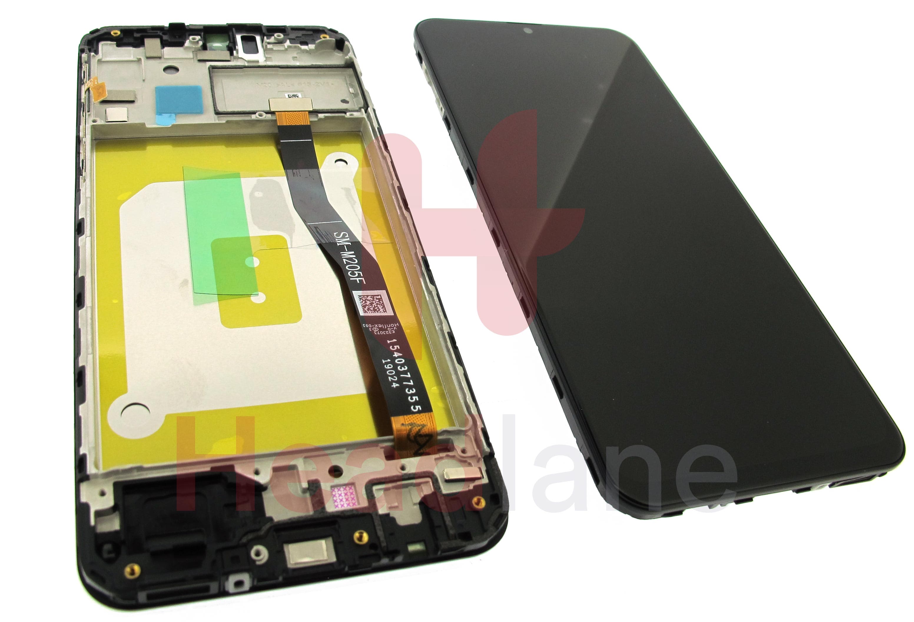 Samsung SM-M205 Galaxy M20 LCD Display / Screen + Touch - Black / Blue - view 2