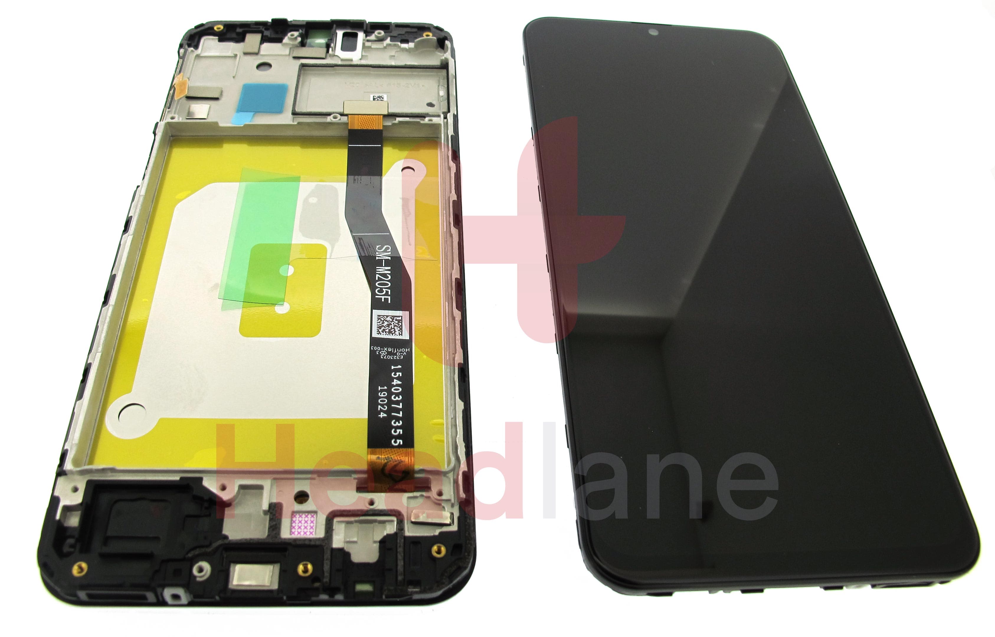 Samsung SM-M205 Galaxy M20 LCD Display / Screen + Touch - Black / Blue - view 3