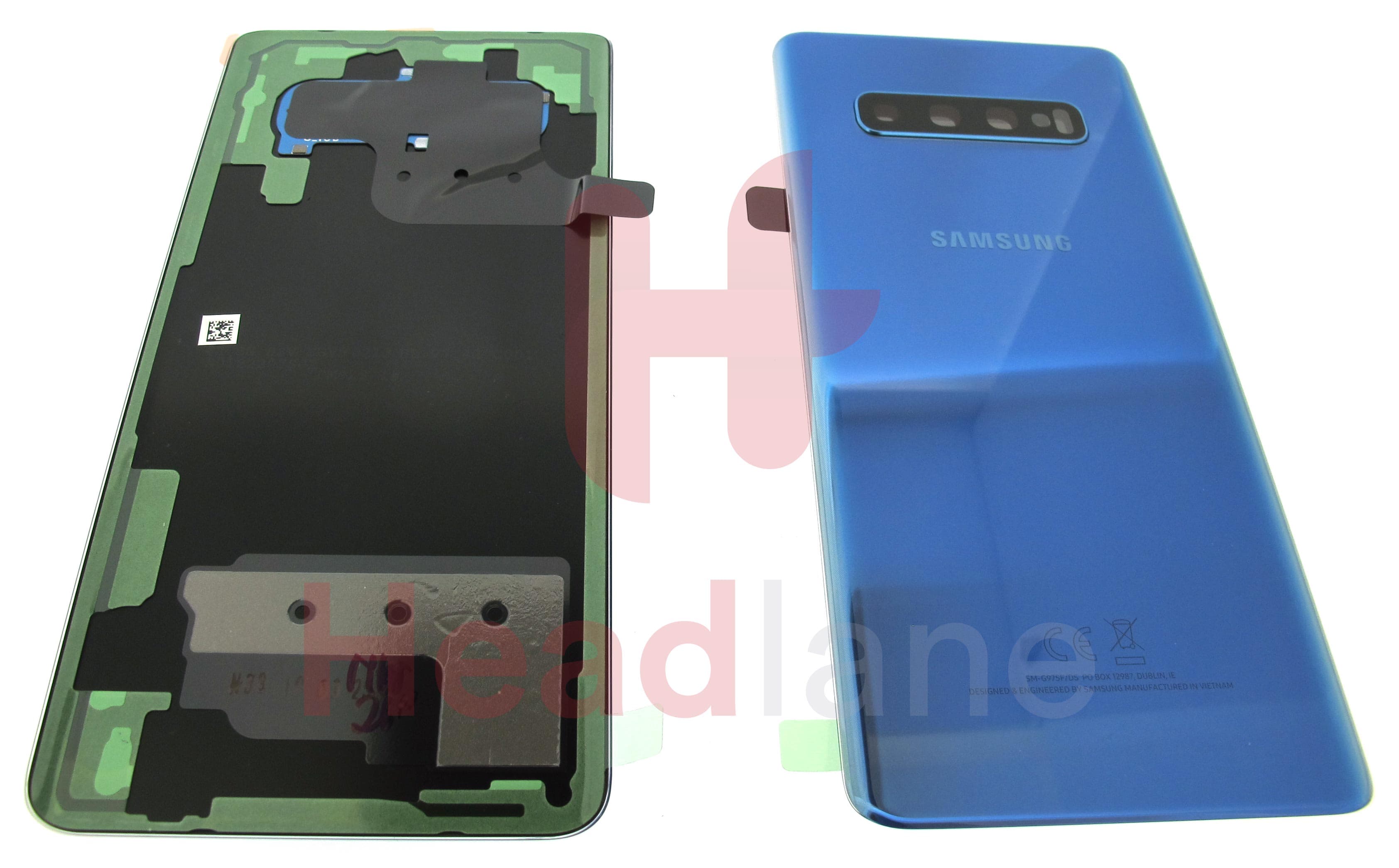 Samsung SM-G975 Galaxy S10+ / S10 Plus Back / Battery Cover - Prism Blue - view 2