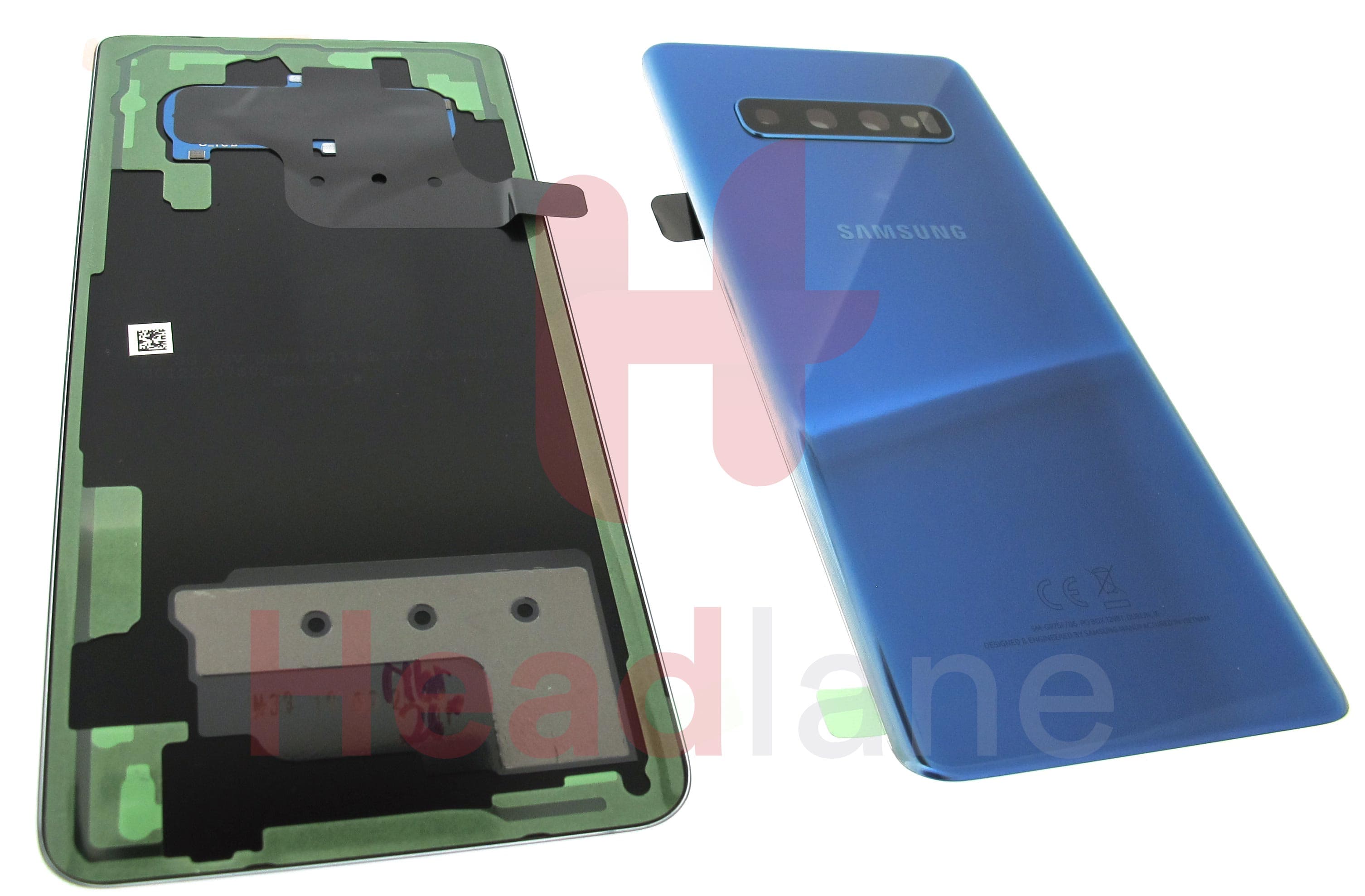 Samsung SM-G975 Galaxy S10+ / S10 Plus Back / Battery Cover - Prism Blue - view 3