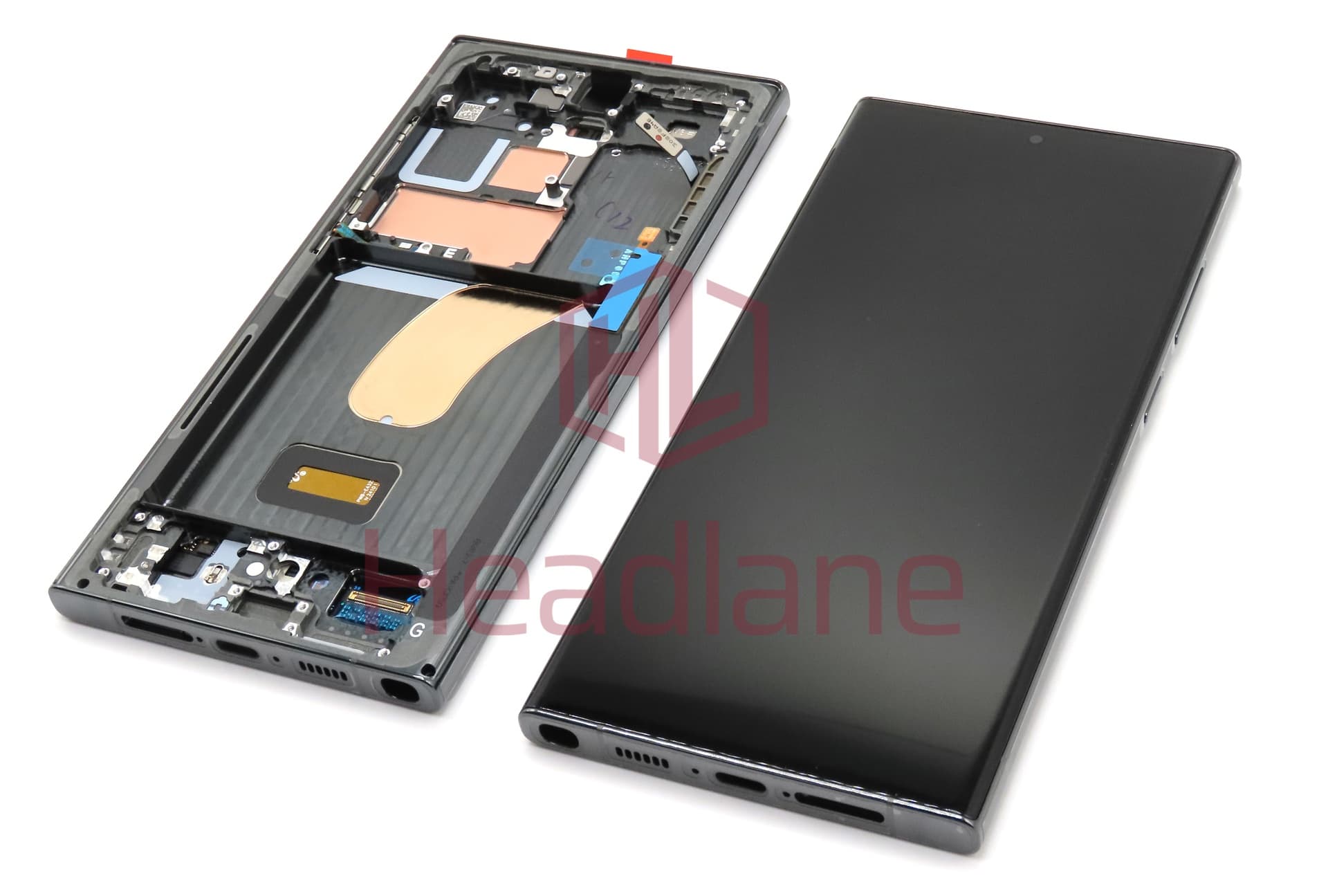 Samsung SM-S918 Galaxy S23 Ultra LCD Display / Screen + Touch - Green (With Frame - Self Assembled) - view 3