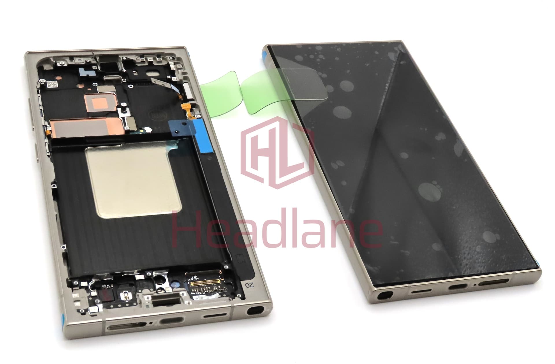 Samsung SM-S928 Galaxy S24 Ultra LCD Display / Screen + Touch - Titanium Grey / Titanium Orange / Titanium Violet (With Frame - Self Assembled) 2