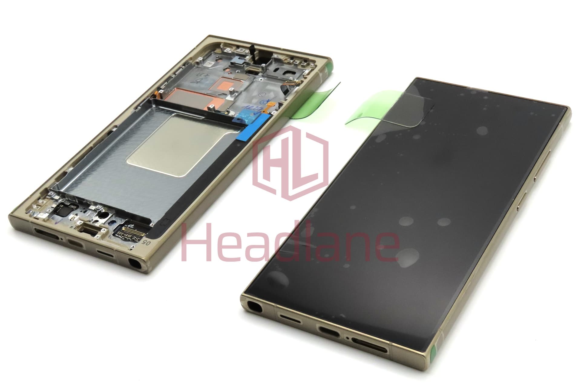 Samsung SM-S928 Galaxy S24 Ultra LCD Display / Screen + Touch - Titanium Yellow  (With Frame - Self Assembled) 2