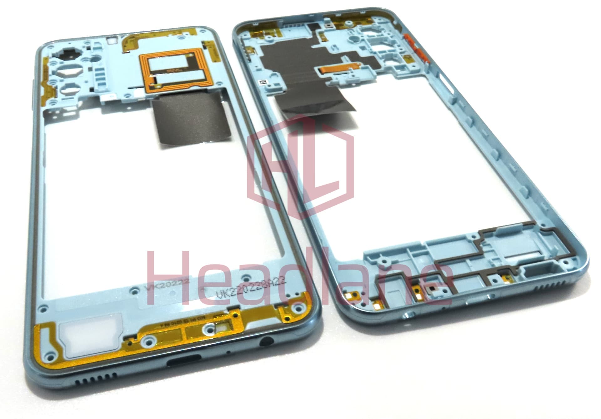 Samsung SM-M236 Galaxy M23 5G Middle Cover / Chassis - Blue - view 2