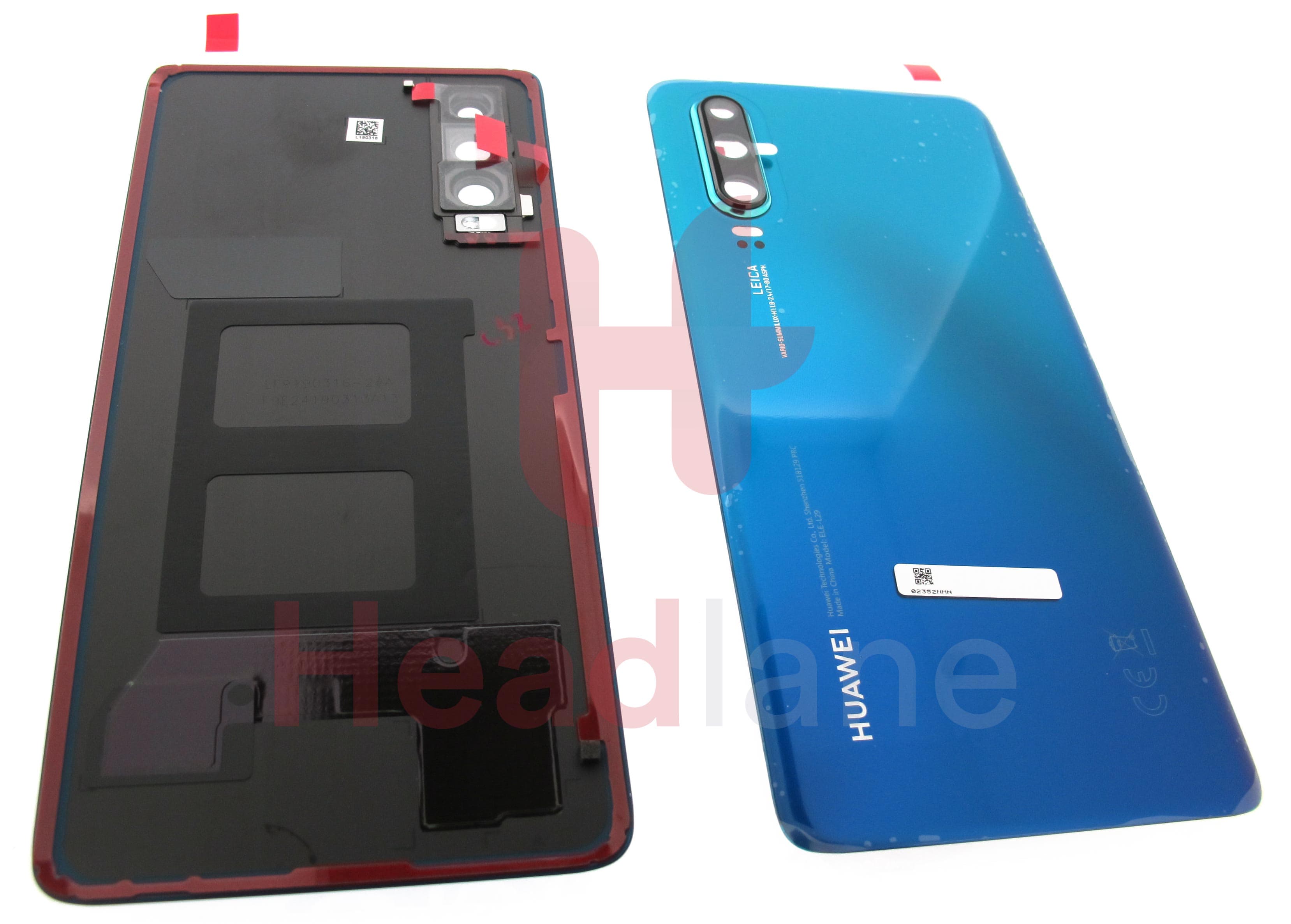 Huawei P30 Back / Battery Cover -  Aurora Blue - view 2