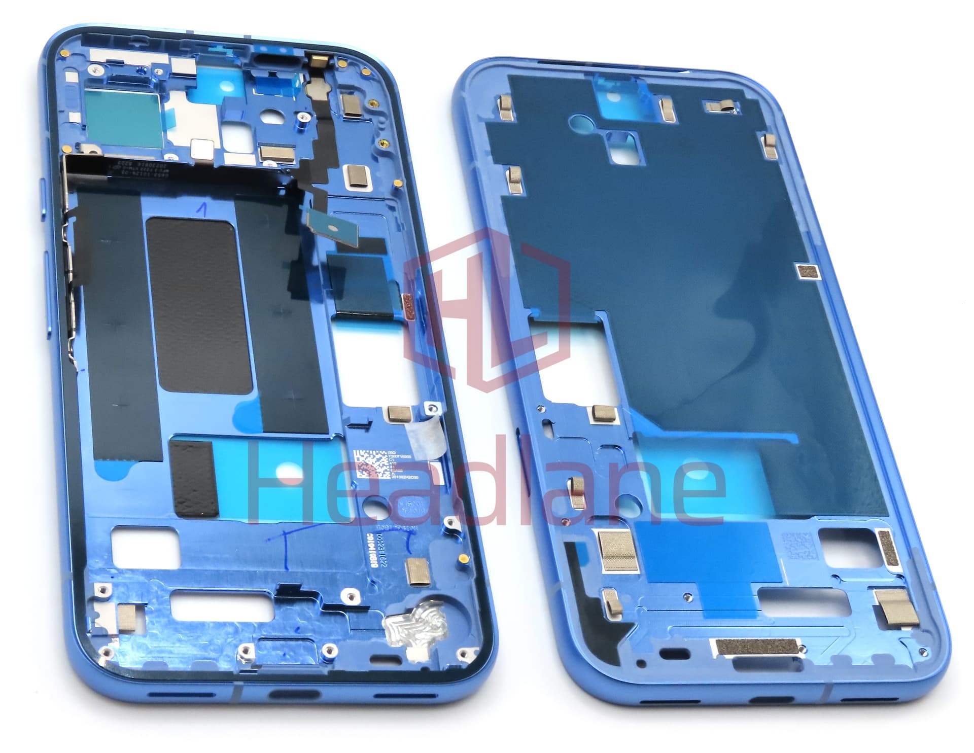 Google Pixel 8a Middle Cover / Chassis - Bay / Blue - view 3