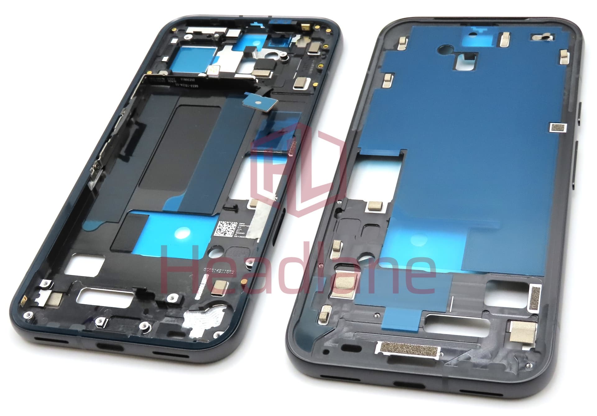 Google Pixel 8a Middle Cover / Chassis - Obsidian / Black - view 2