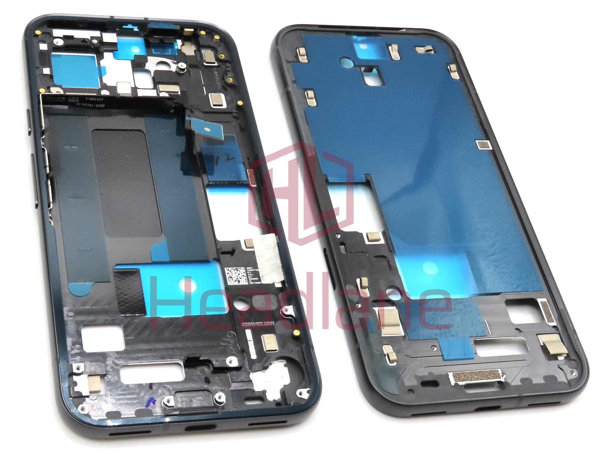 Google Pixel 8a Middle Cover / Chassis - Obsidian / Black - view 3