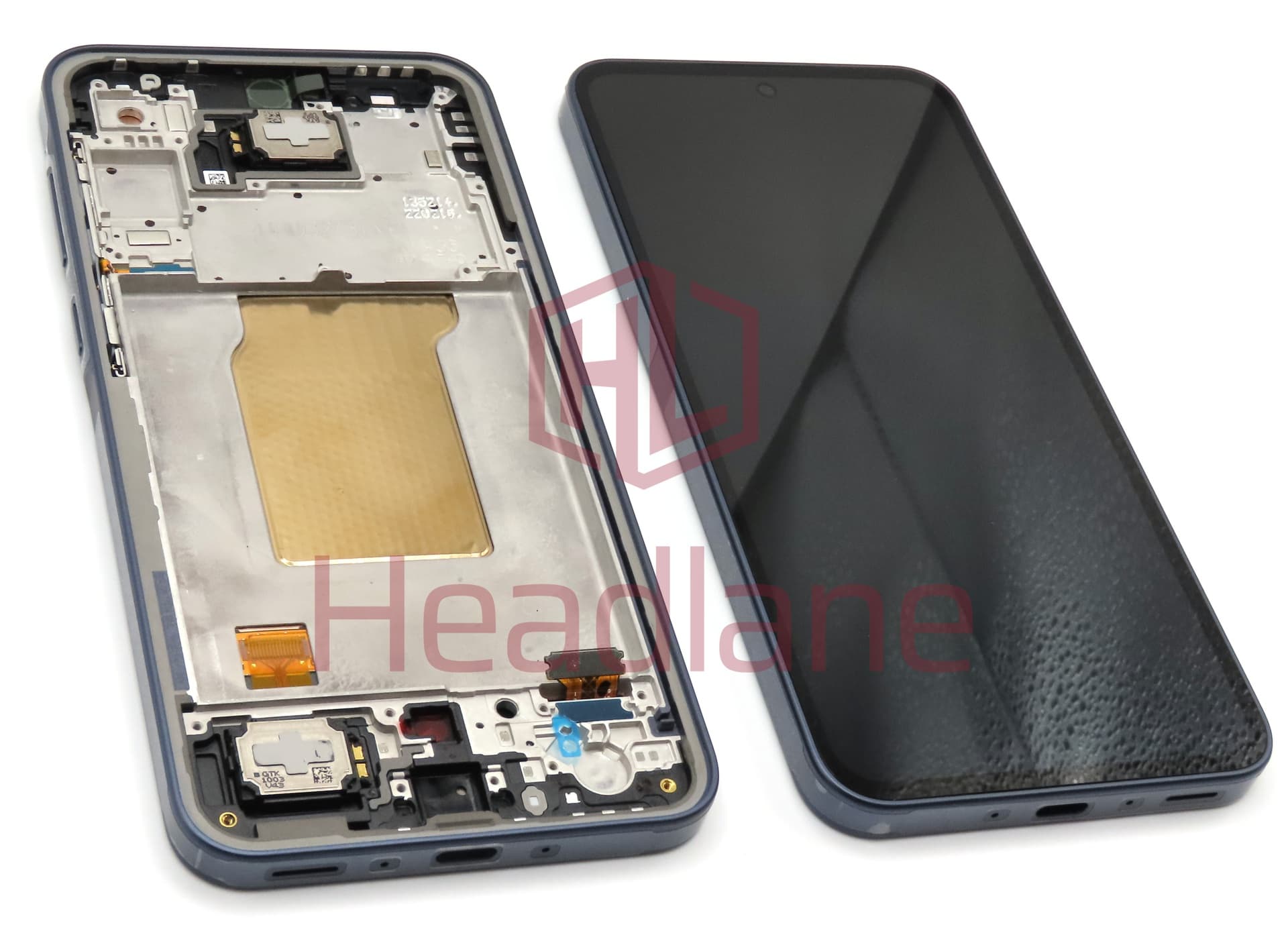 Samsung SM-A356 Galaxy A35 5G LCD Display / Screen + Touch + Frame - Black (Awesome Navy) (Assembled) - view 3