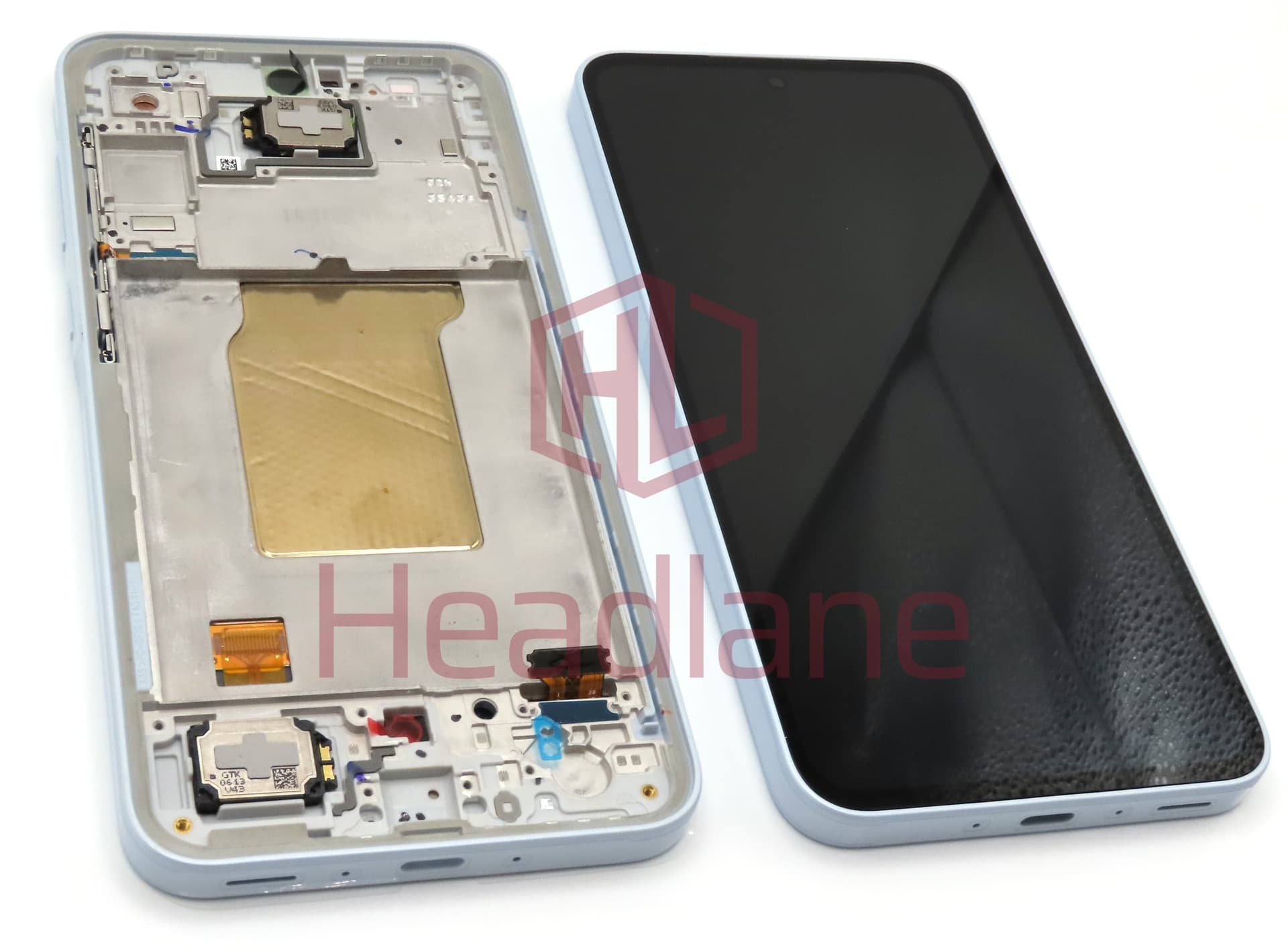 Samsung SM-A356 Galaxy A35 5G LCD Display / Screen + Touch + Frame - Blue (Awesome Iceblue) (Assembled) 3