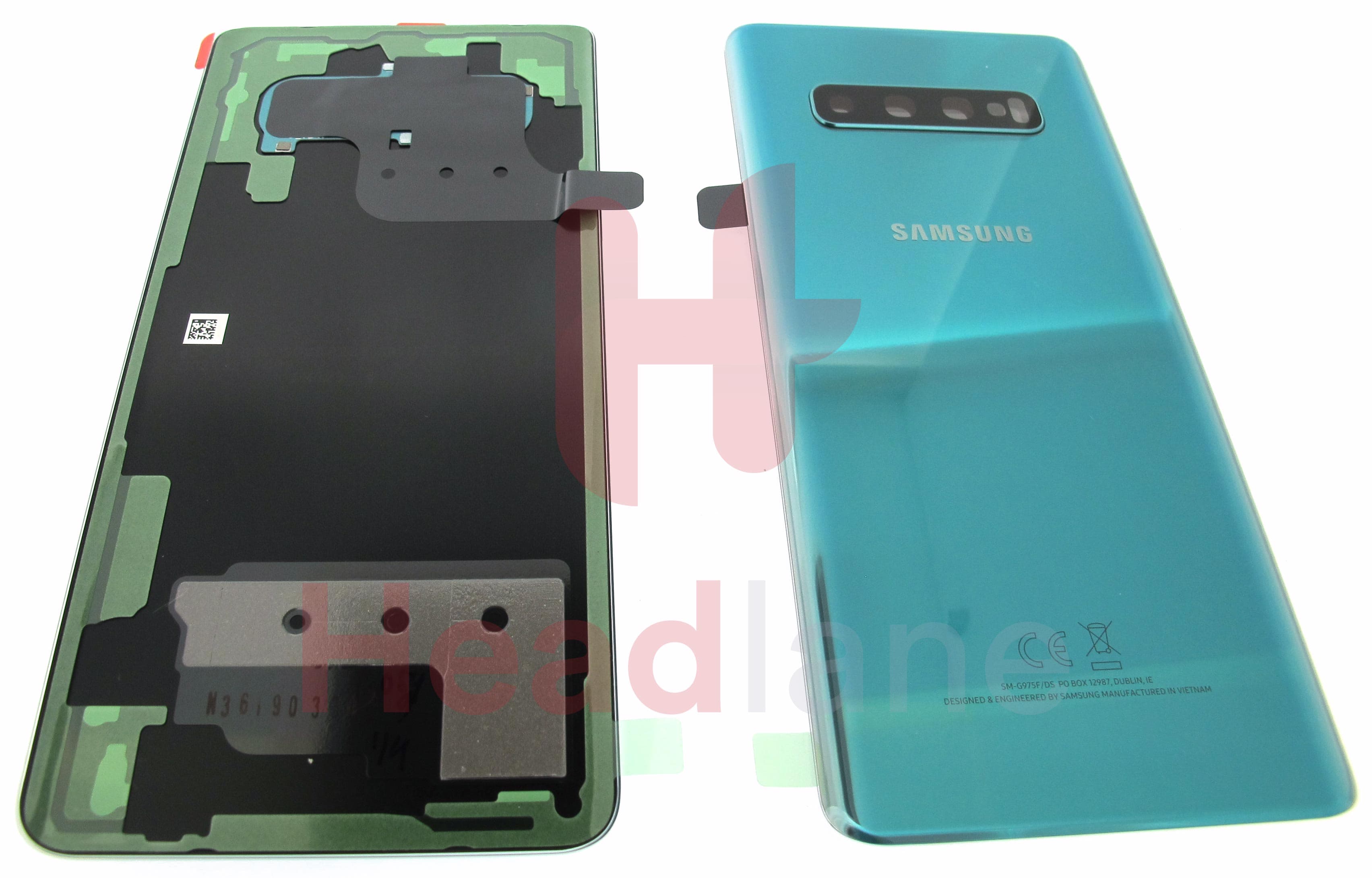 Samsung SM-G975 Galaxy S10+ / S10 Plus Back / Battery Cover - Prism Green - view 3
