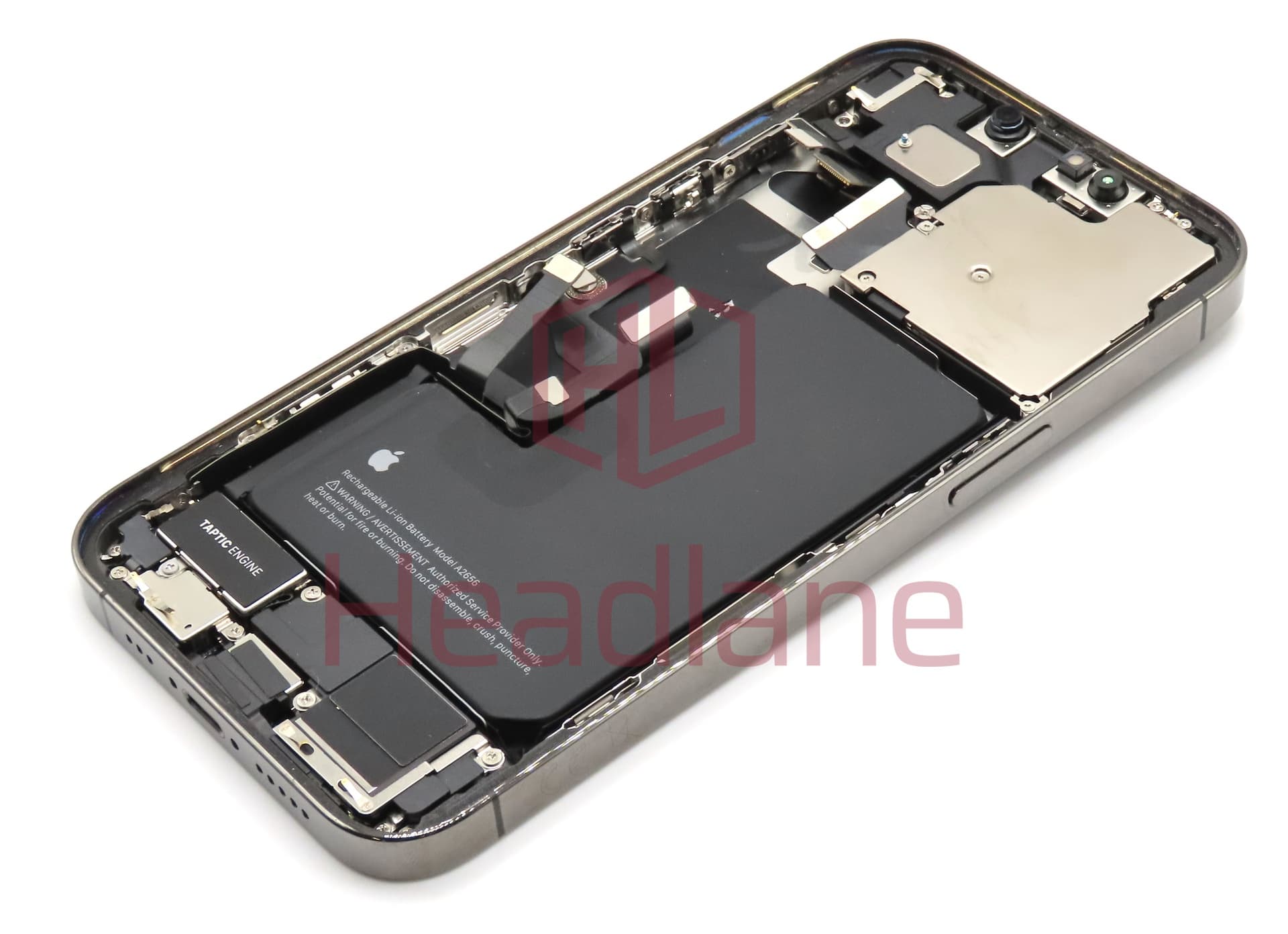 iPhone 13 Pro Back / Battery Cover + Small Parts - Graphite (Pulled - Grade A) - view 2