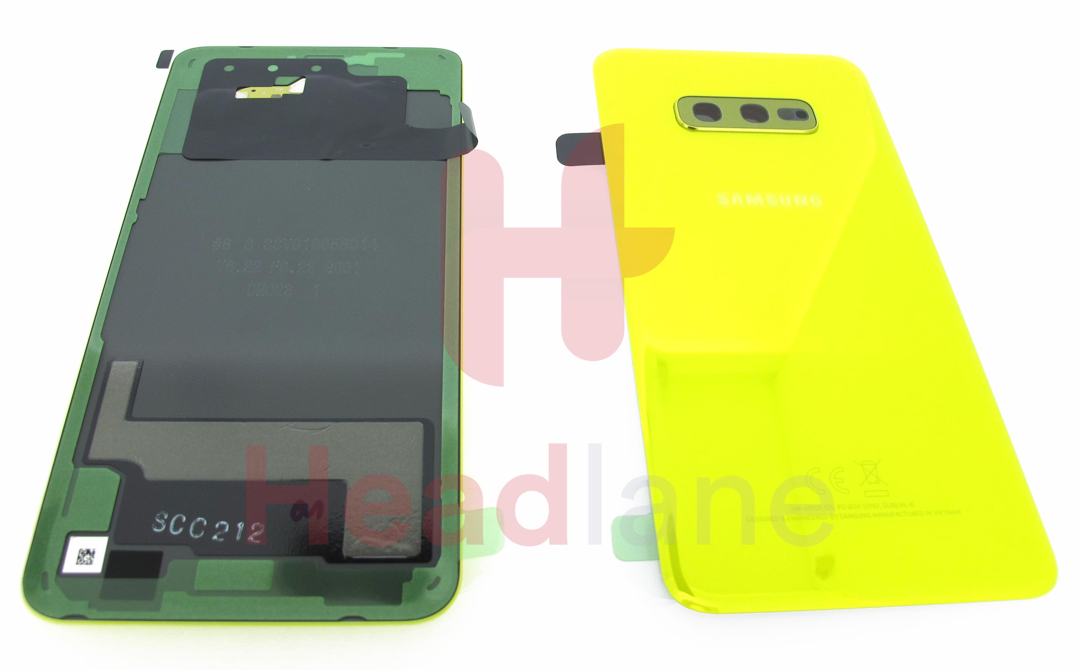 Samsung SM-G970 Galaxy S10E Back / Battery Cover - Canary Yellow - view 3