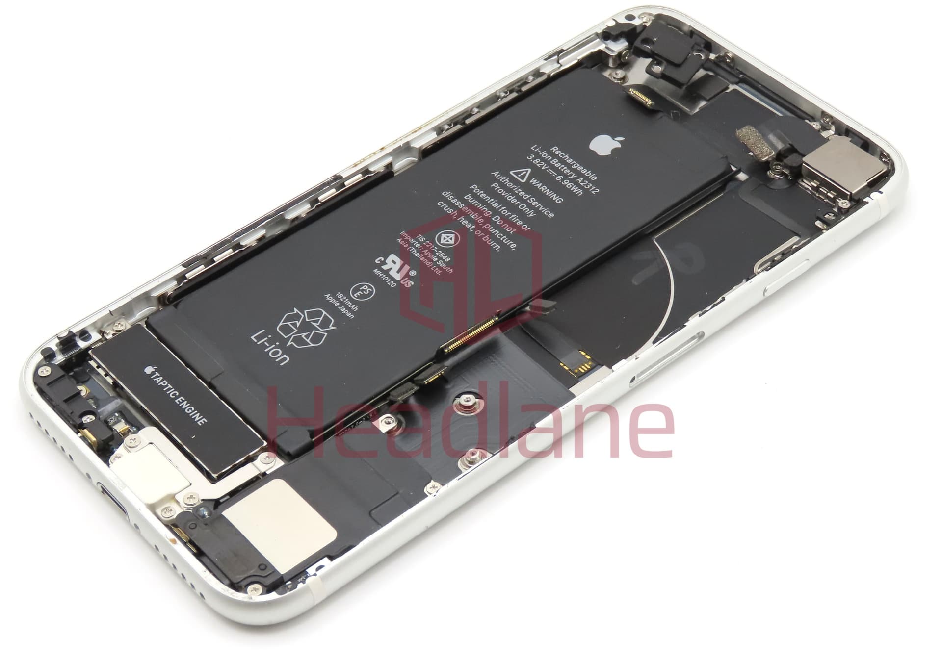 iPhone SE (2nd Gen) Back / Battery Cover + Small Parts - White (Pulled - Grade A) - view 2