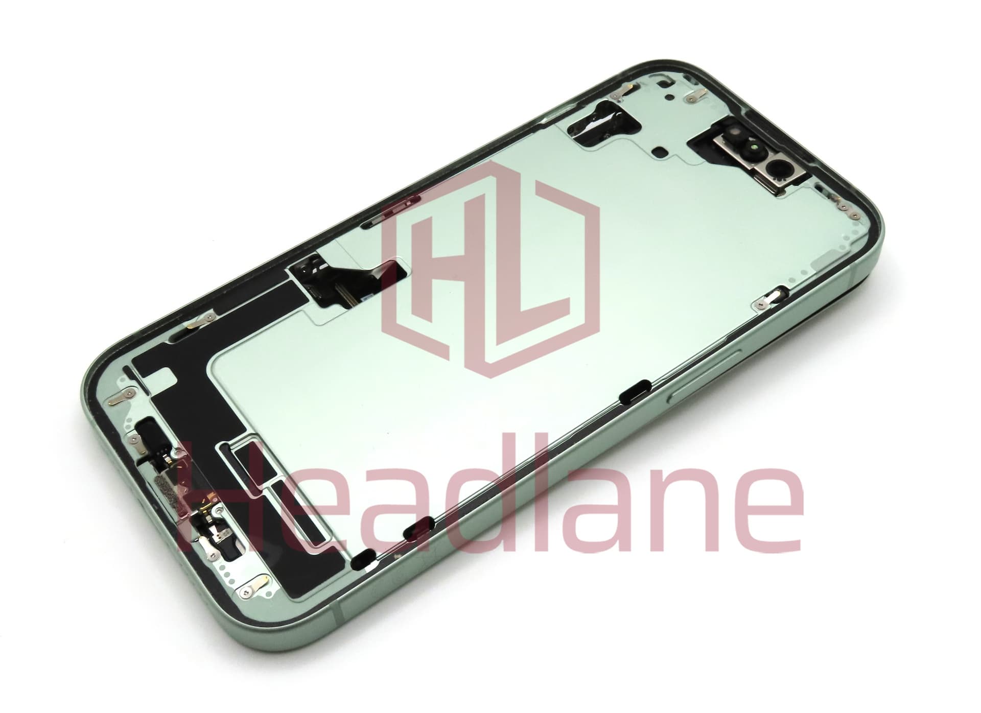 iPhone 15 Back / Battery Cover + Small Parts - Green (Pulled - Grade A) - view 2