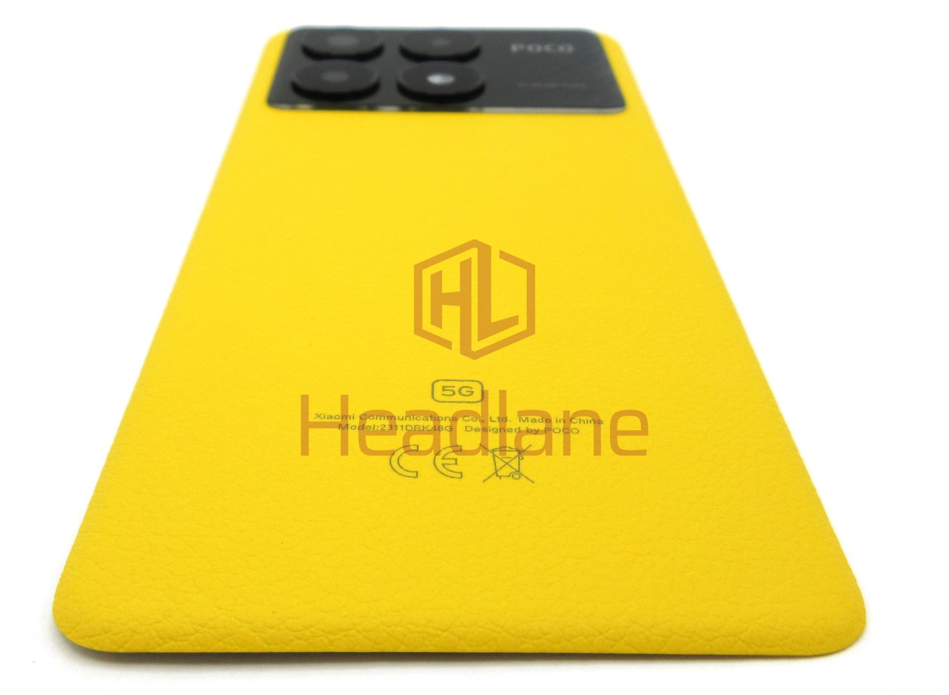 Xiaomi Poco X6 Pro 5G Back / Battery Cover - Yellow - view 2