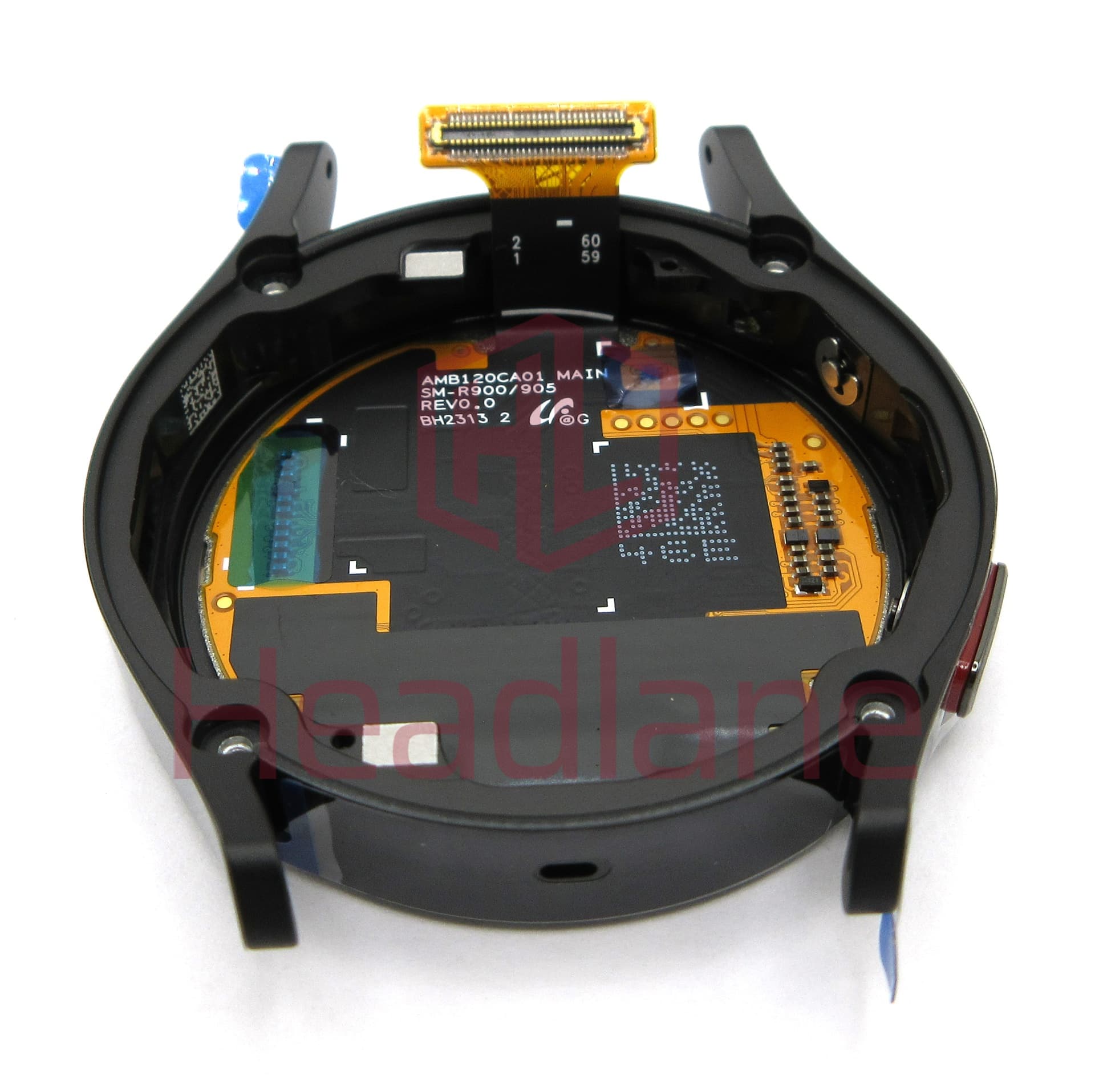 Samsung SM-R861 Galaxy Watch FE LCD Display / Screen + Touch - Black - view 2