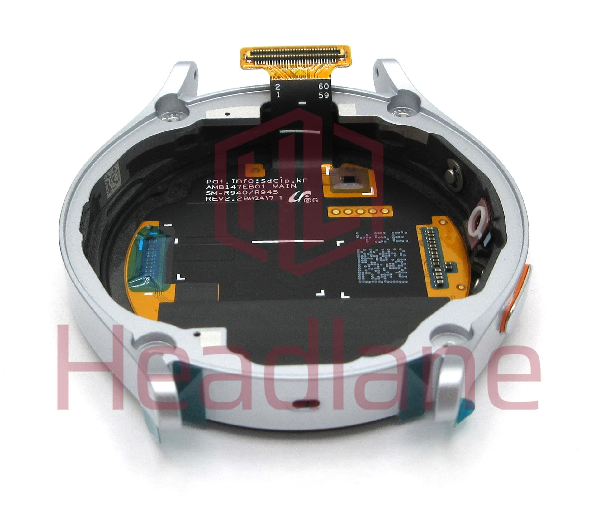 Samsung SM-L310 Galaxy Watch7 44mm (BT) LCD Display / Screen + Touch - Silver - view 2