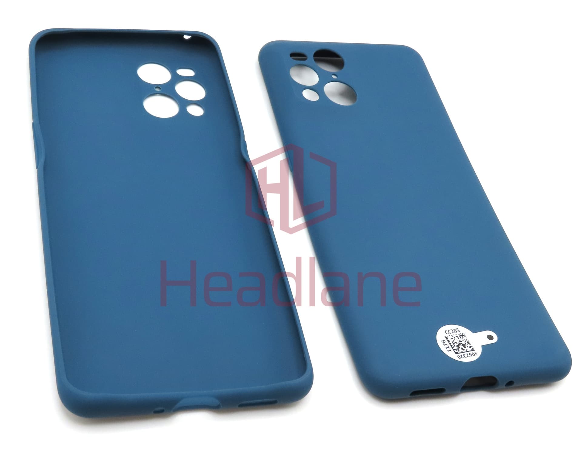 Oppo CPH2173 Find X3 Pro Rear Protective Cover / Case - Blue - view 2