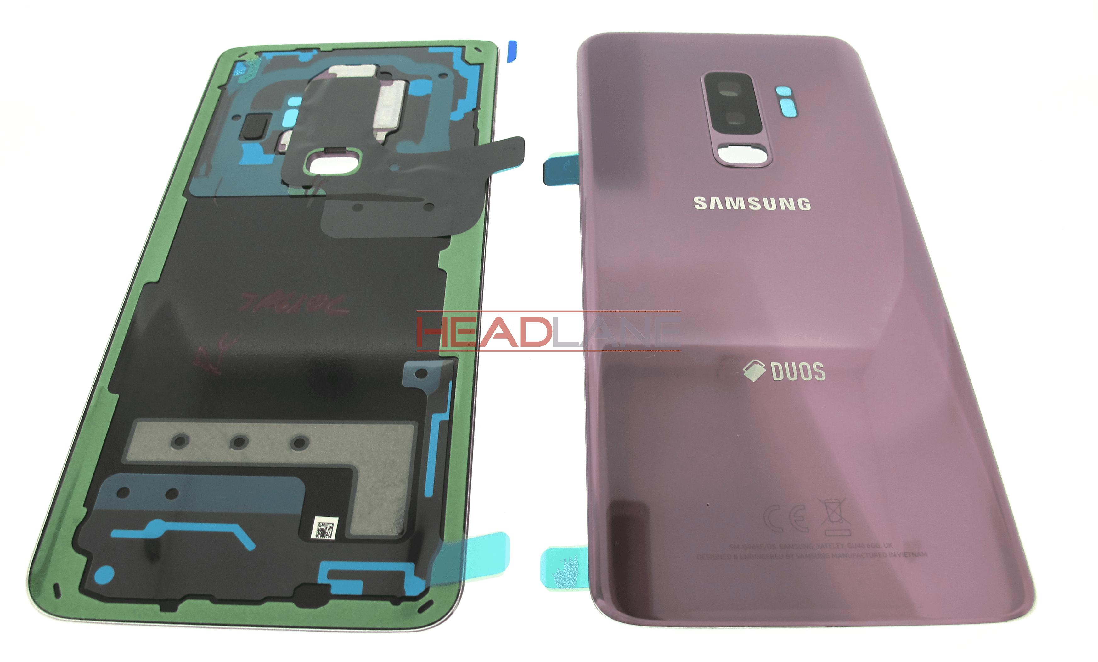 Samsung SM-G965F Galaxy S9+ Hybrid SIM Battery Cover- Purple - view 2