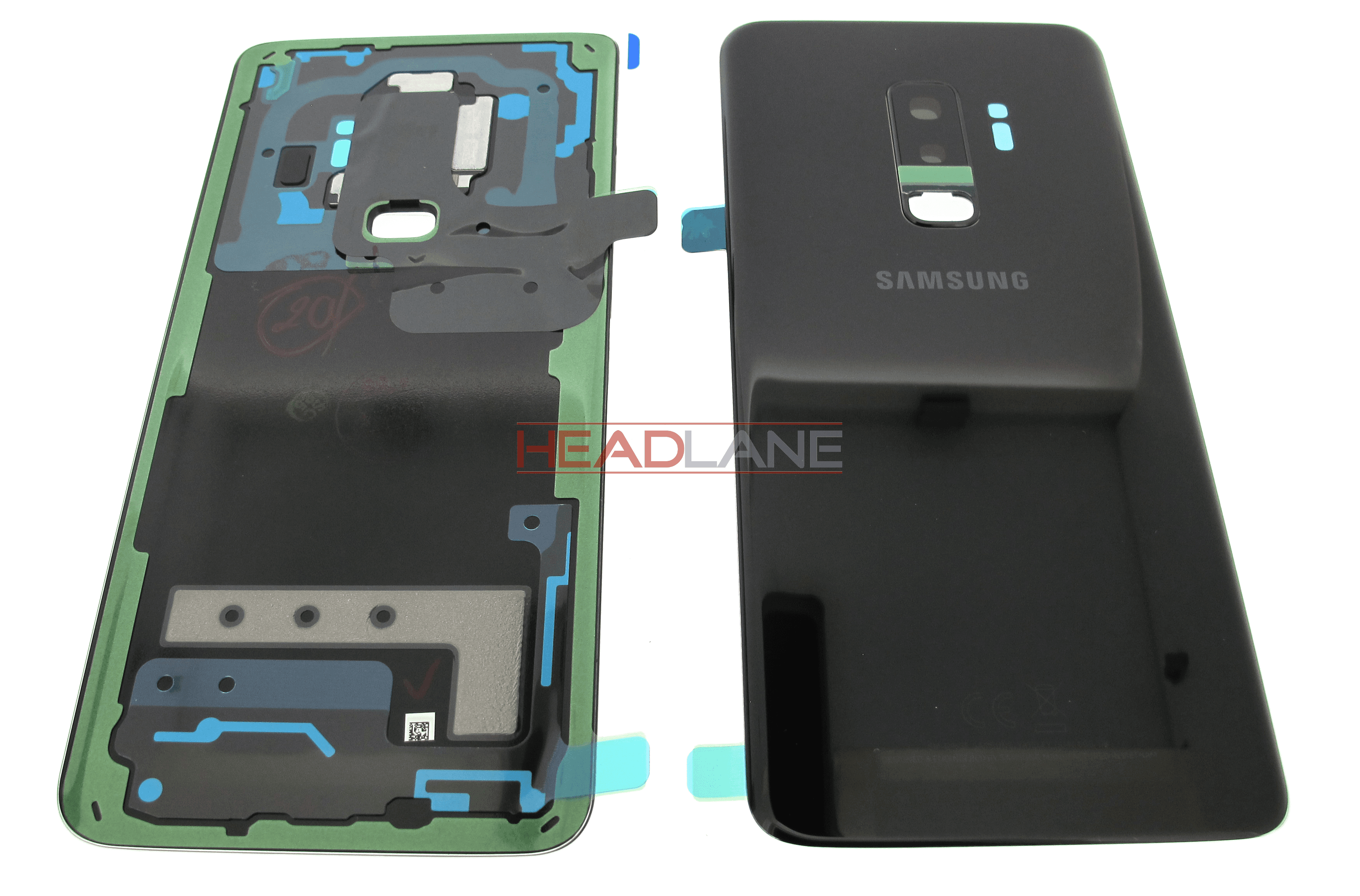 Samsung SM-G965F Galaxy S9+ Single SIM Battery Cover - Black - view 2