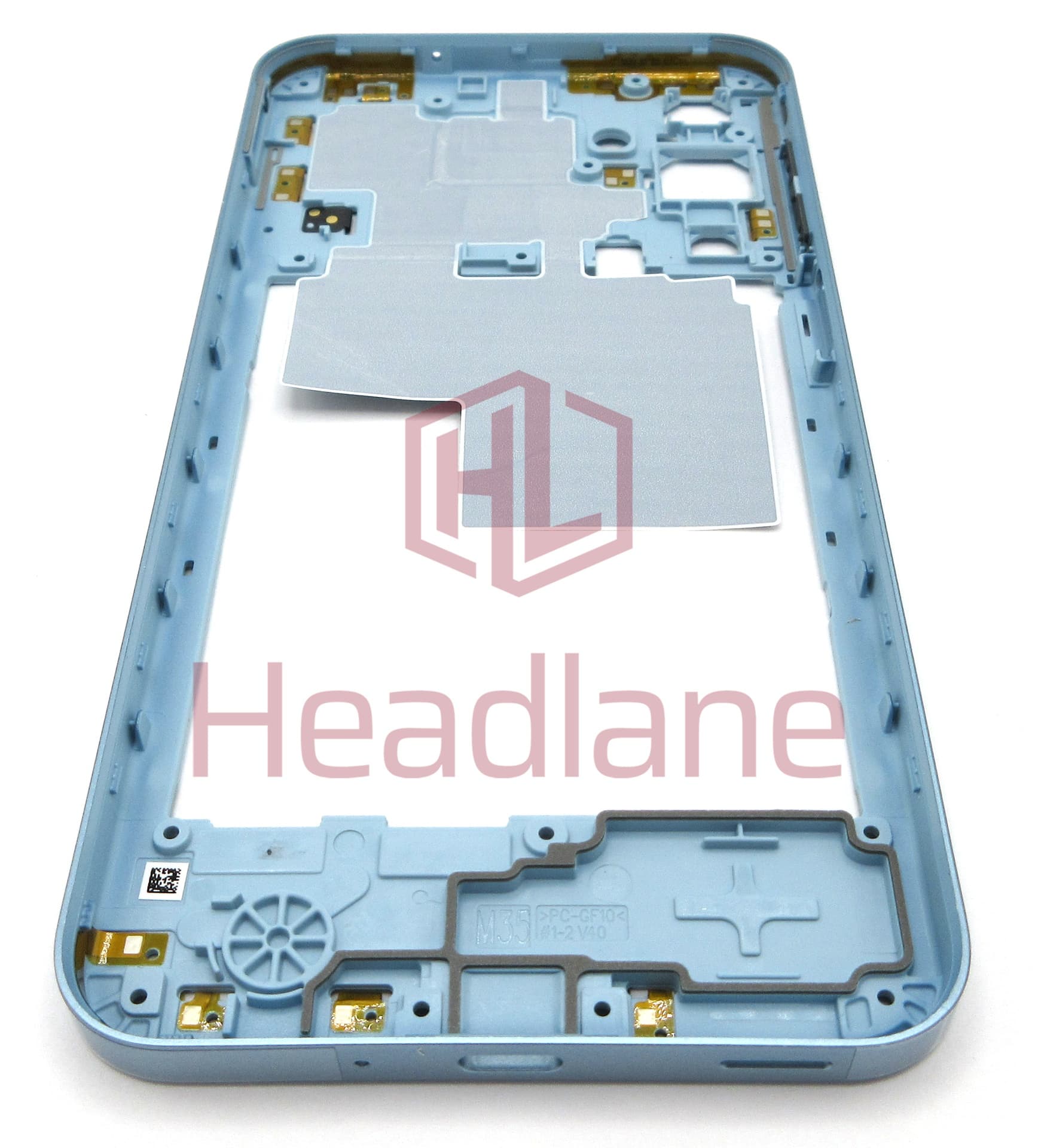 Samsung SM-M356 Galaxy M35 5G Middle Cover / Chassis - Light Blue - view 2