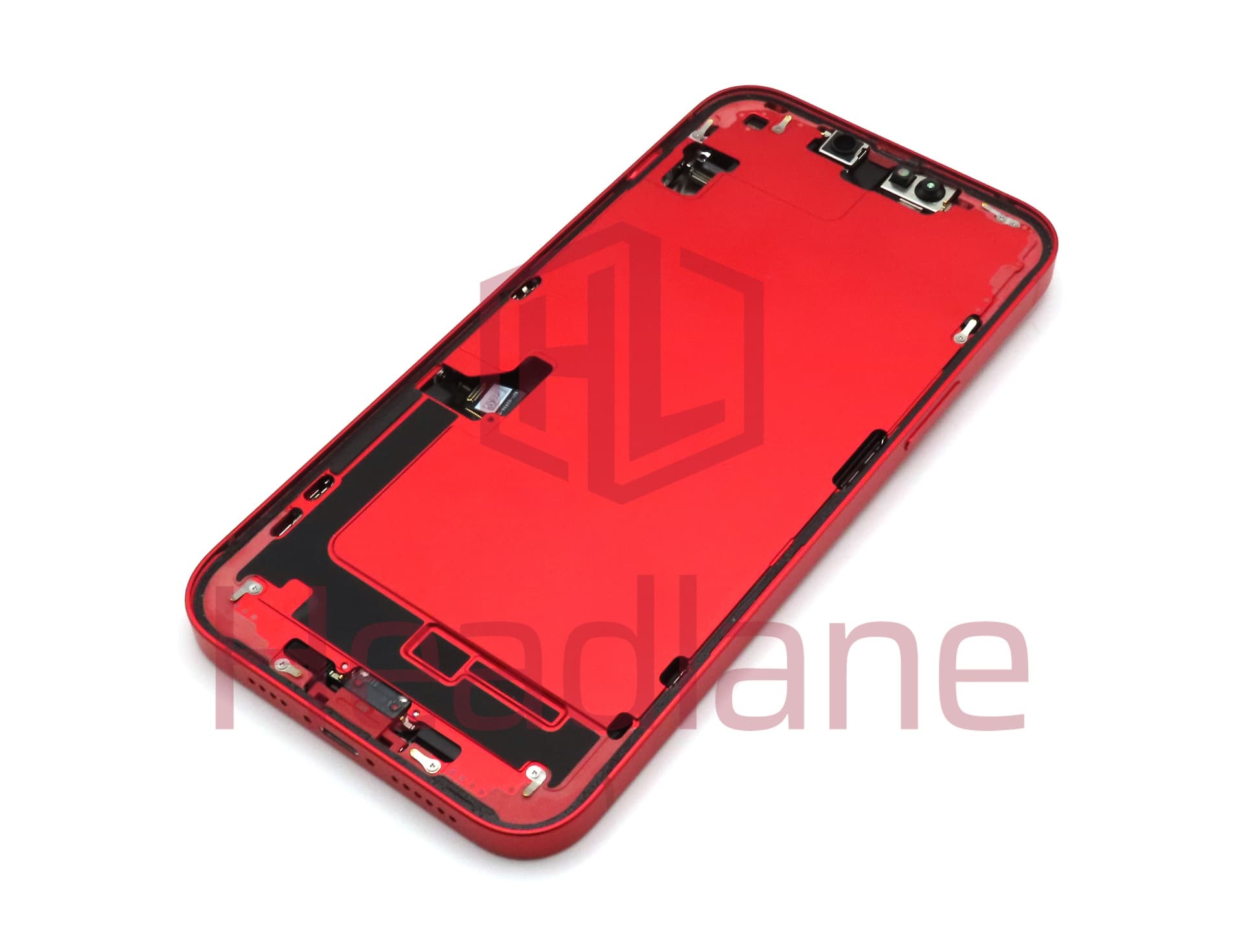 iPhone 14 Plus Back / Battery Cover + Small Parts - Red (Pulled - Grade A) - view 2
