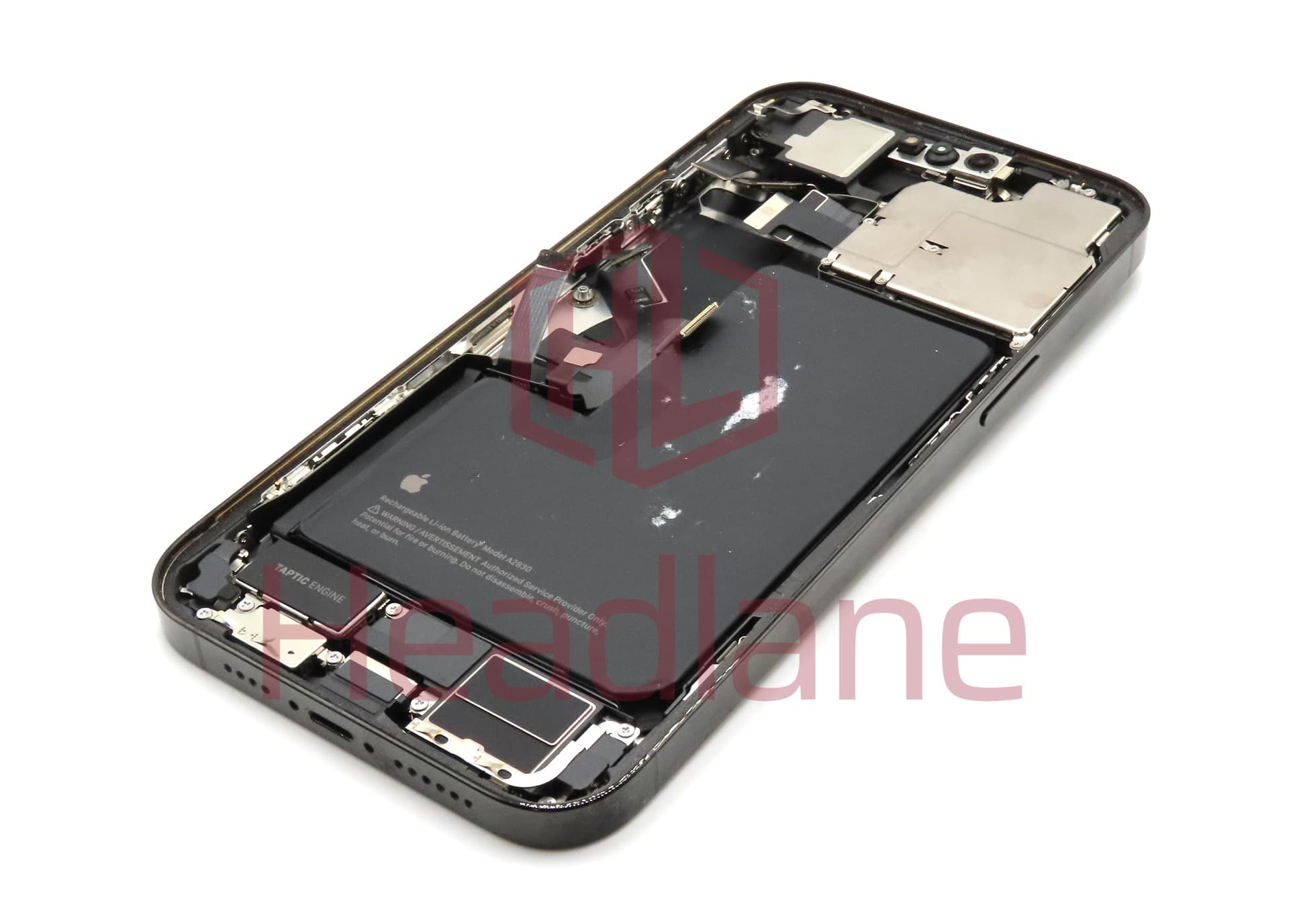 iPhone 14 Pro Max Back / Battery Cover + Small Parts - Black (Pulled - Grade B) - view 2
