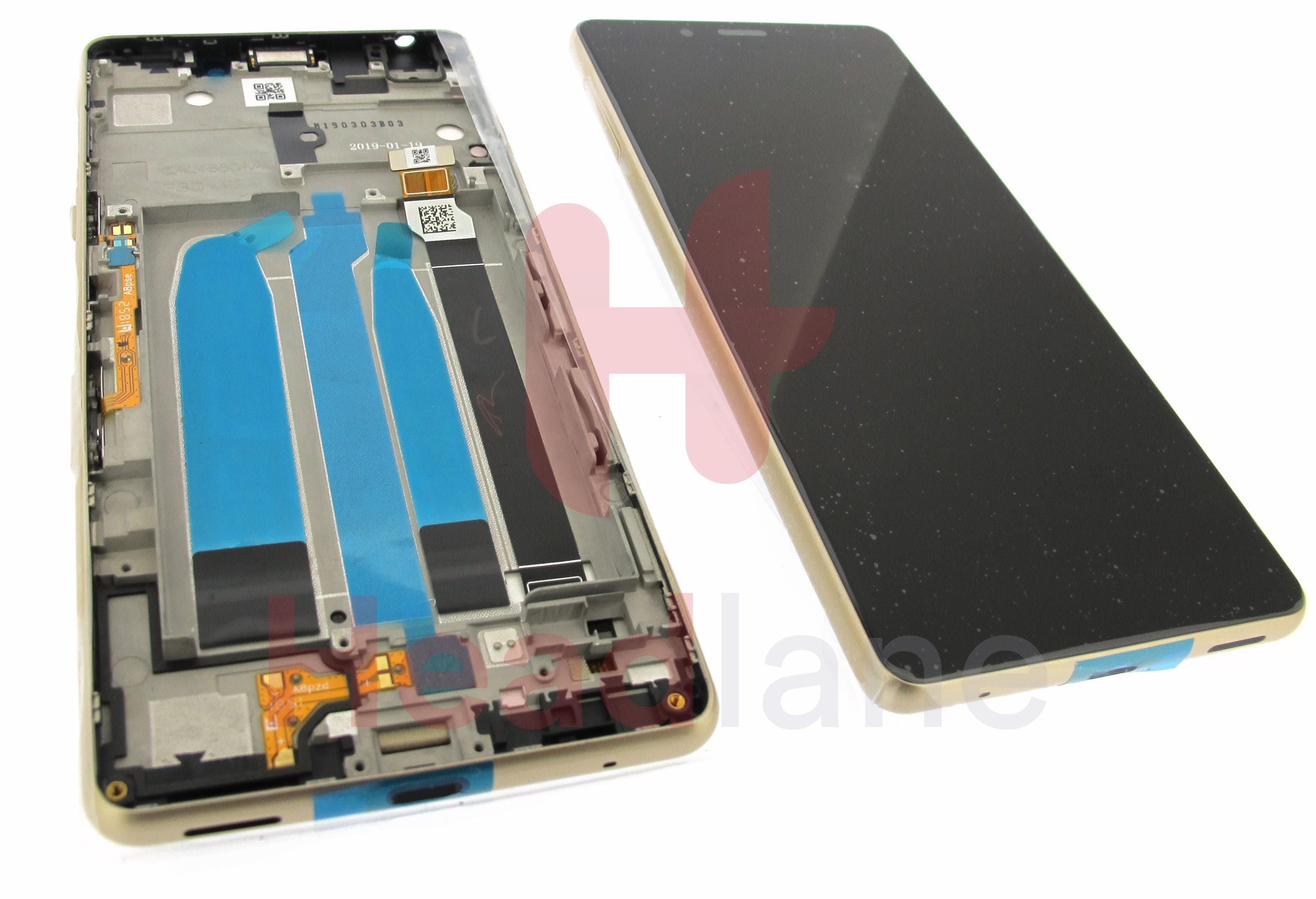 Sony I3312 - Xperia L3 / I4312 - Xperia L3 LCD Display / Screen + Touch - Gold - view 2