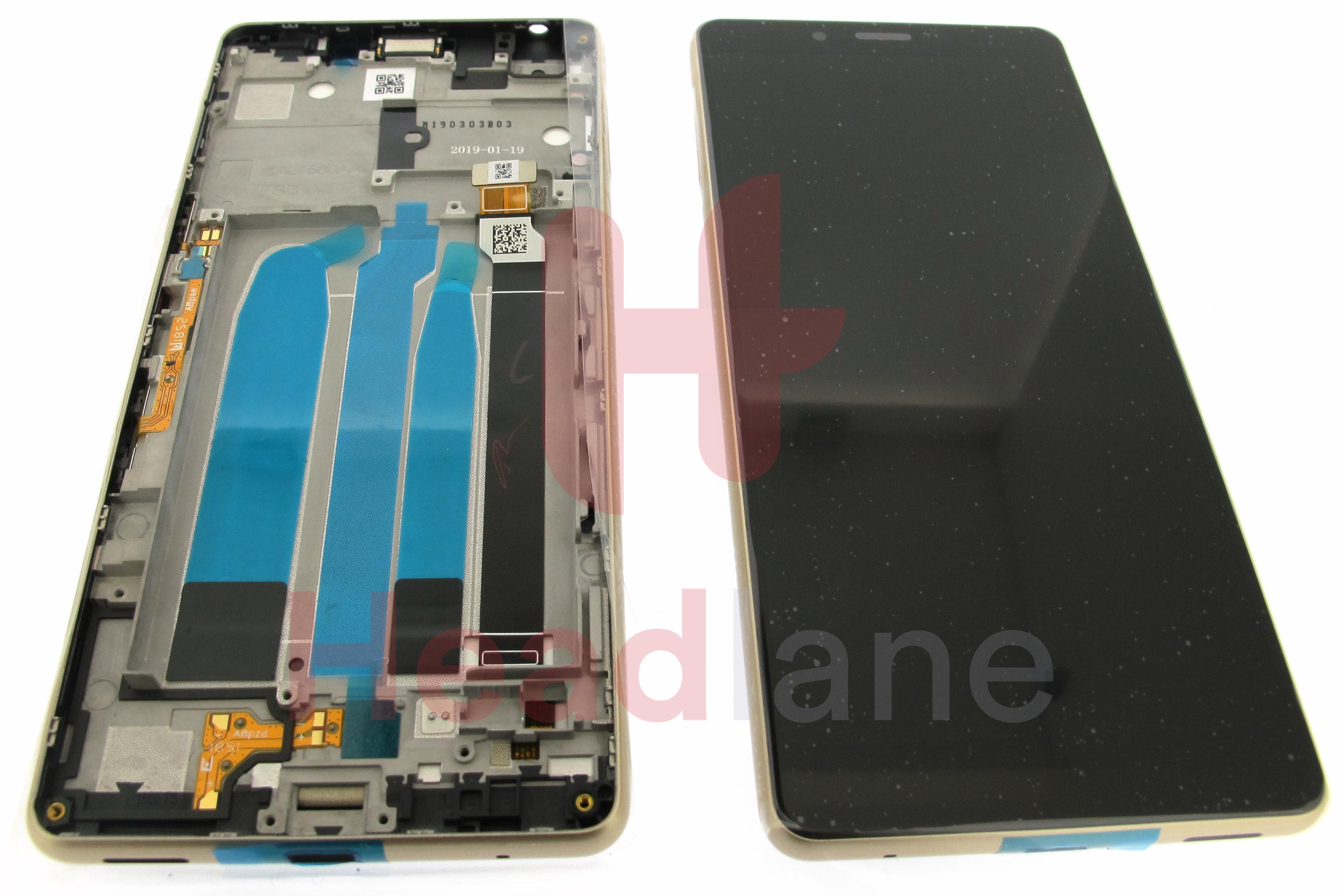 Sony I3312 - Xperia L3 / I4312 - Xperia L3 LCD Display / Screen + Touch - Gold - view 3