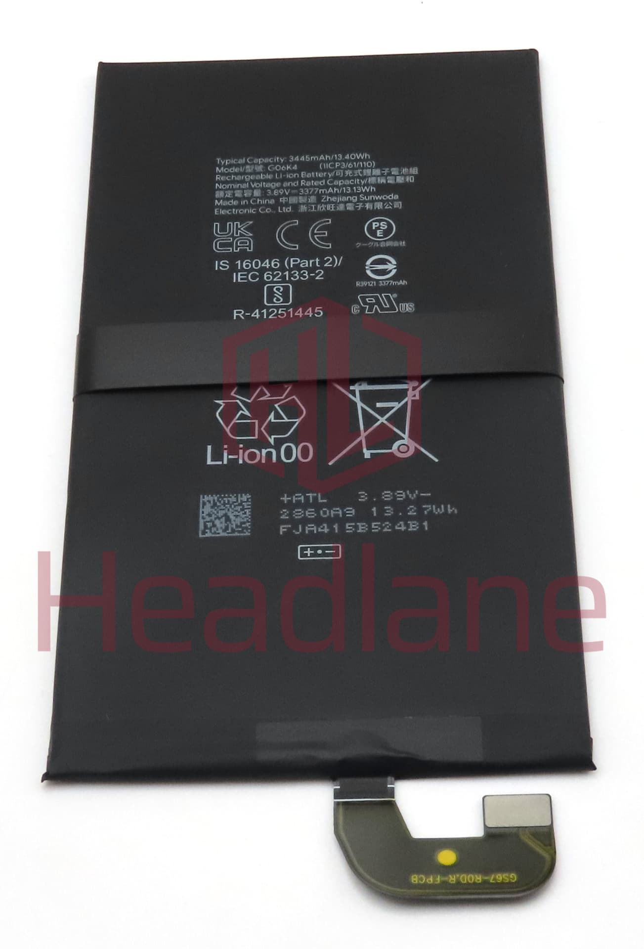 Google Pixel 9 Pro Fold G06KA 3445mAh Internal Battery - view 2