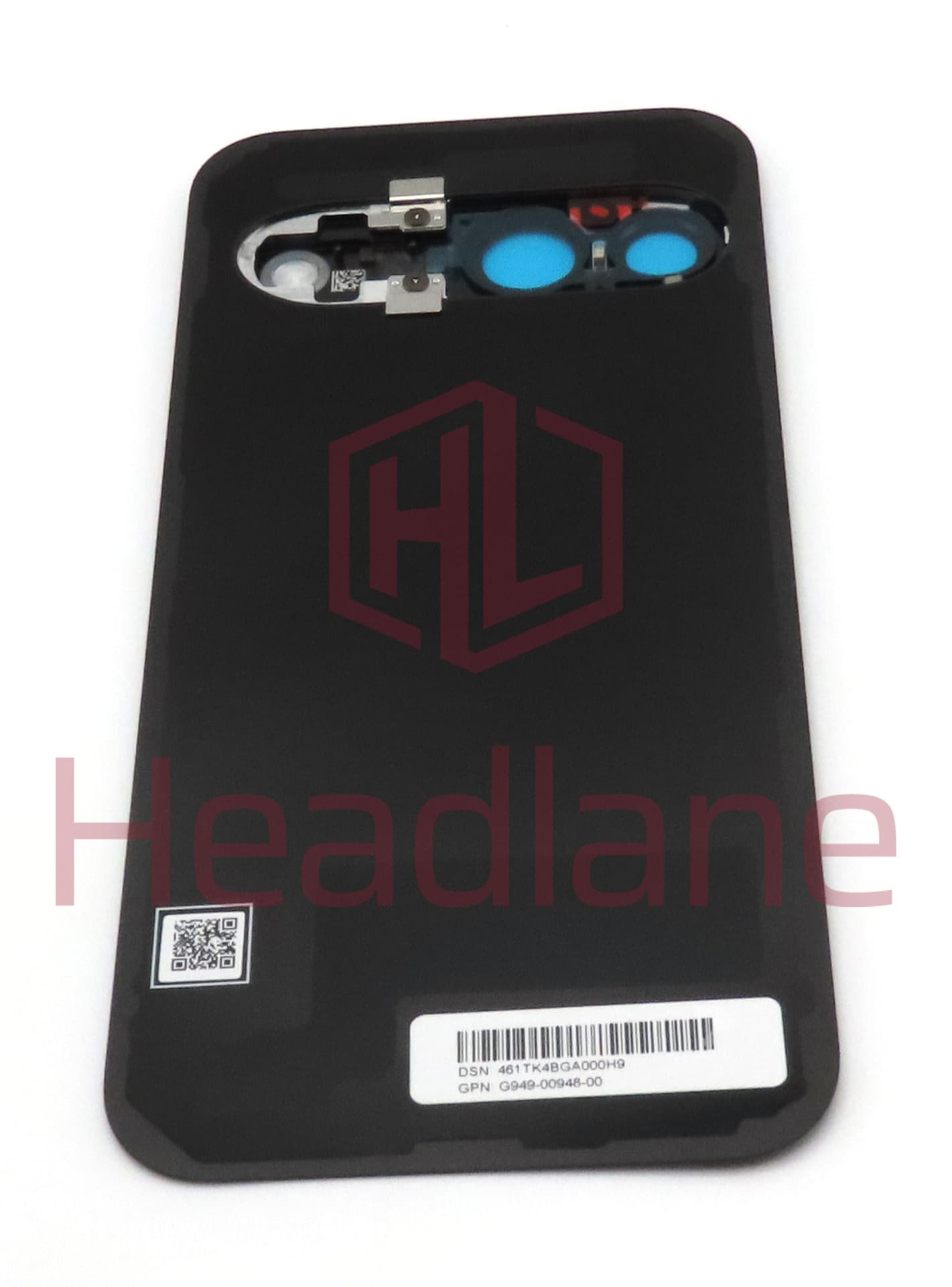 Google Pixel 9 Back / Battery Cover - Obsidian / Black - view 2