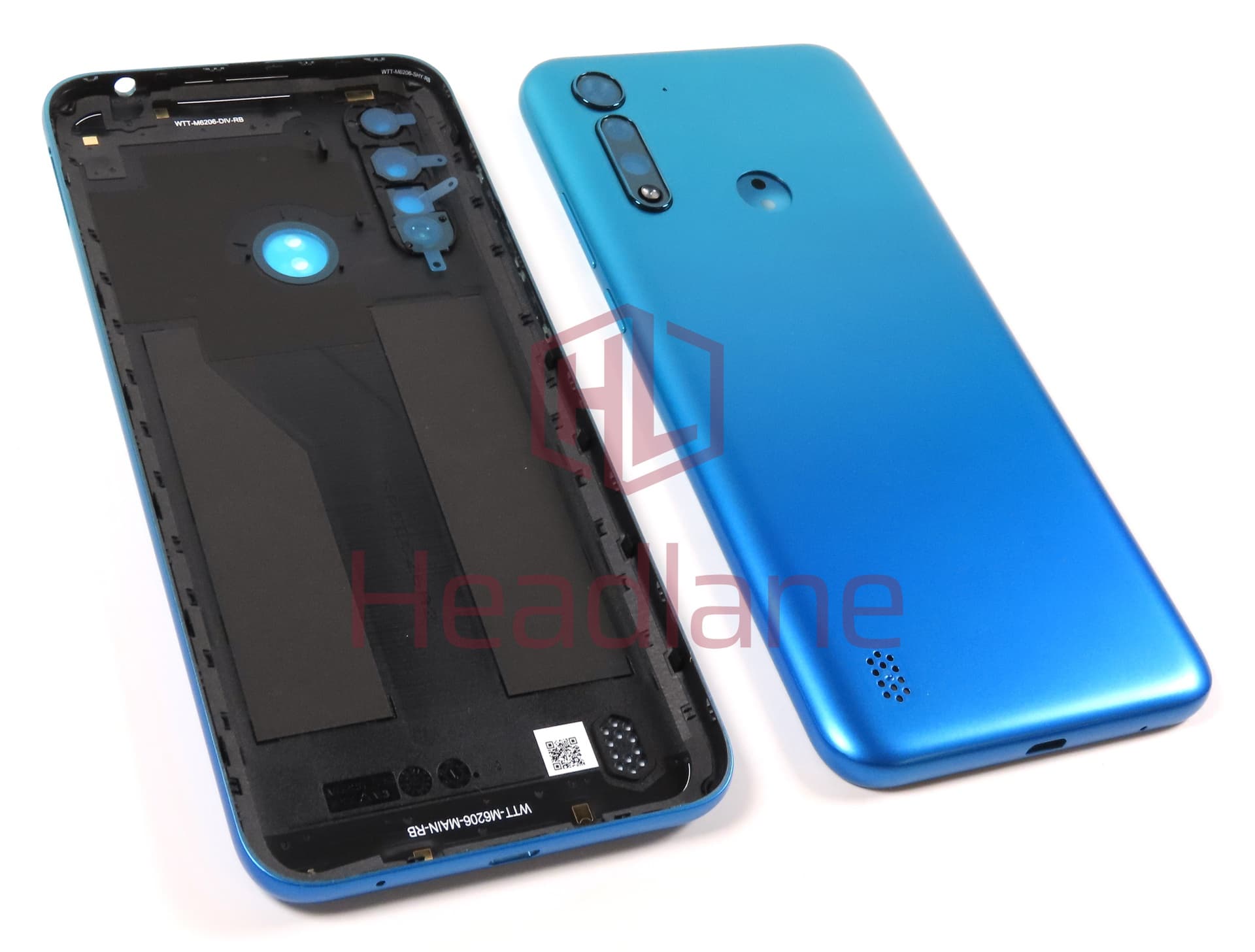 Motorola XT2055 Moto G8 Power Lite Back / Battery Cover - Light Blue - view 2