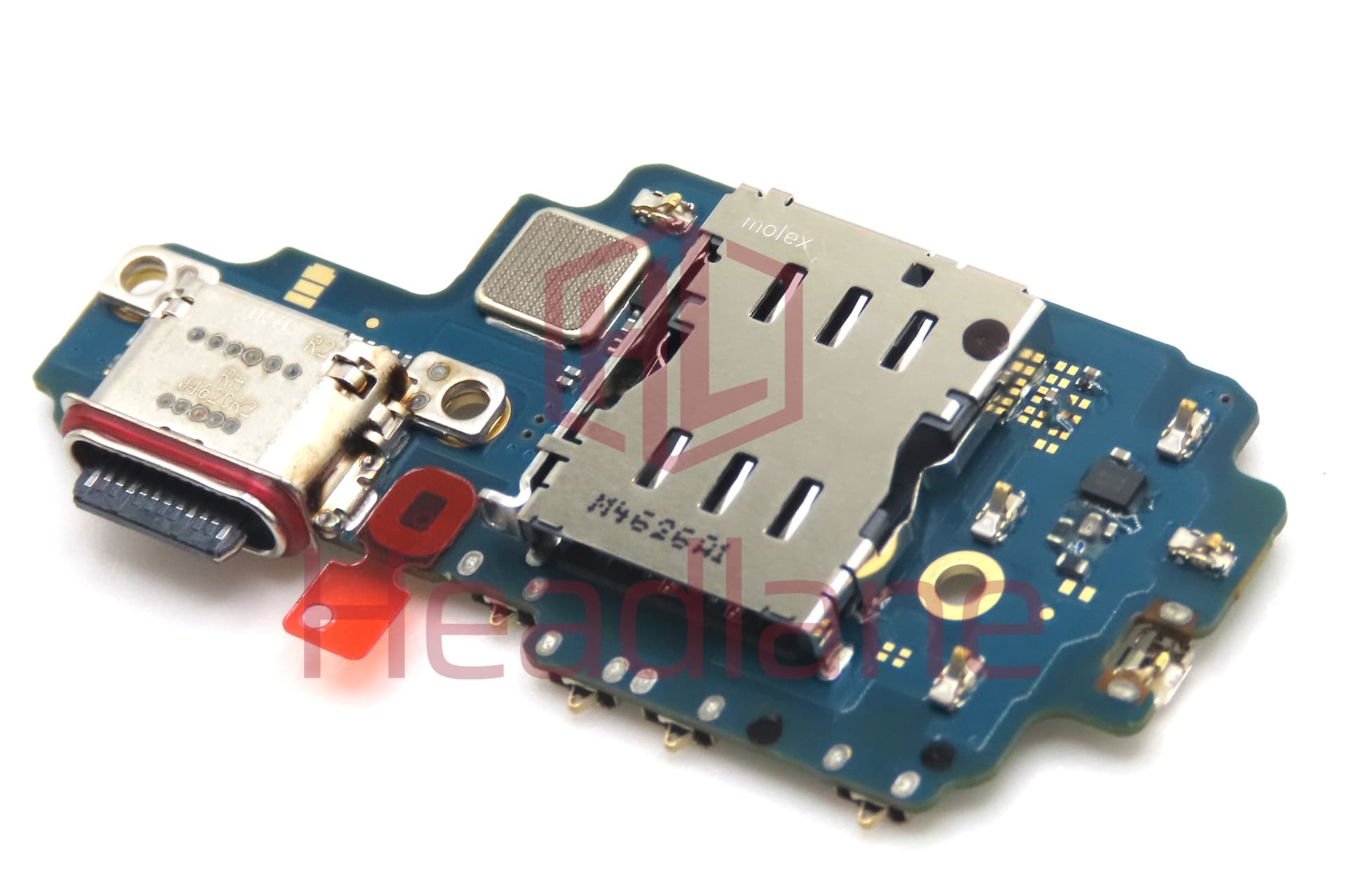 Samsung SM-S908N Galaxy S22 Ultra Charging Port Flex / SIM Card Reader (Korea Version) - view 2