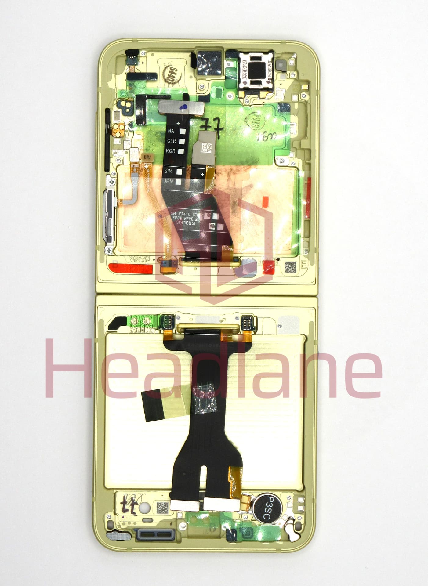 Samsung SM-F741 Galaxy Z Flip6 5G Display Frame - Yellow - view 2