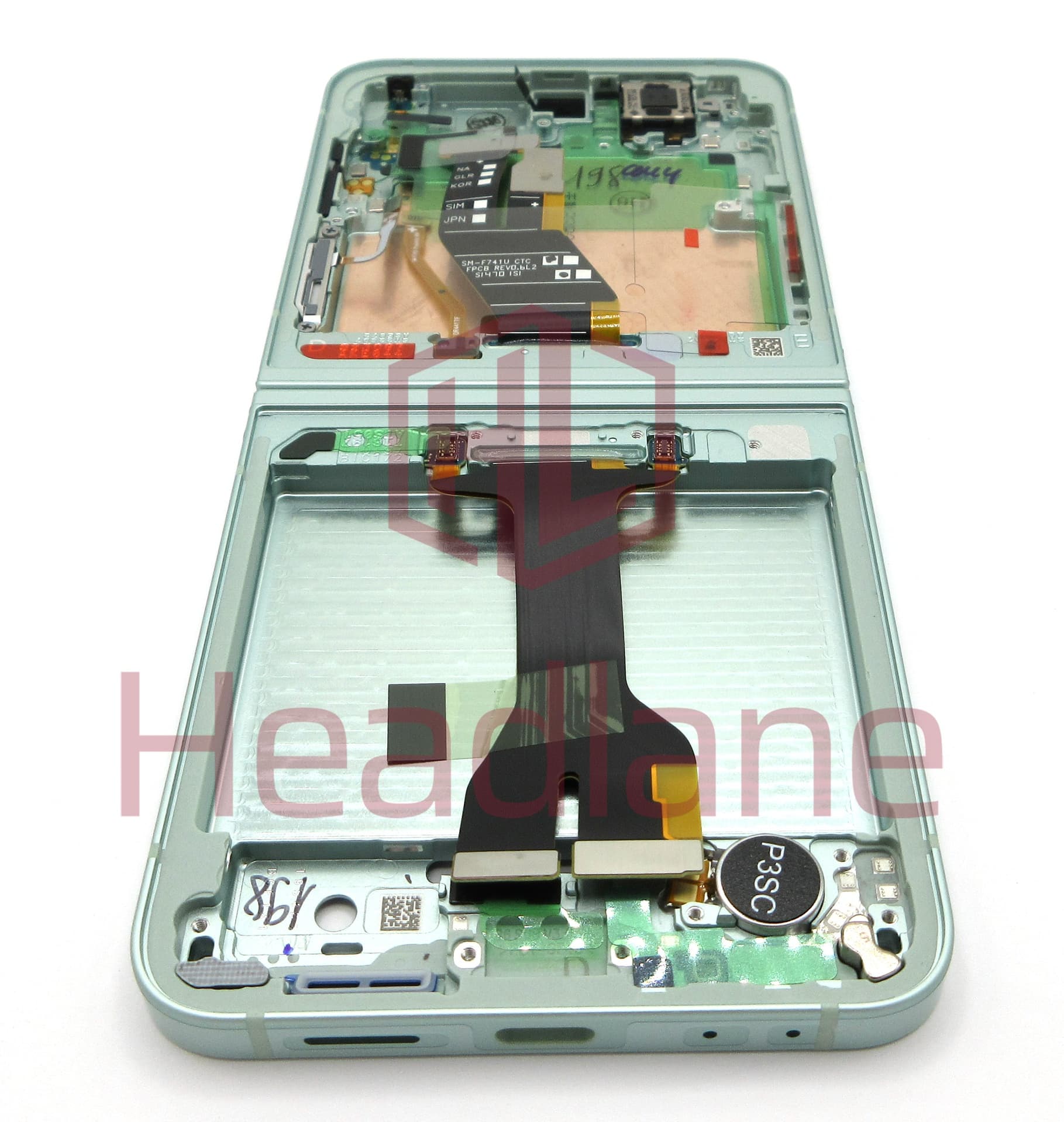 Samsung SM-F741 Galaxy Z Flip6 5G Display Frame - Mint / Green - view 2