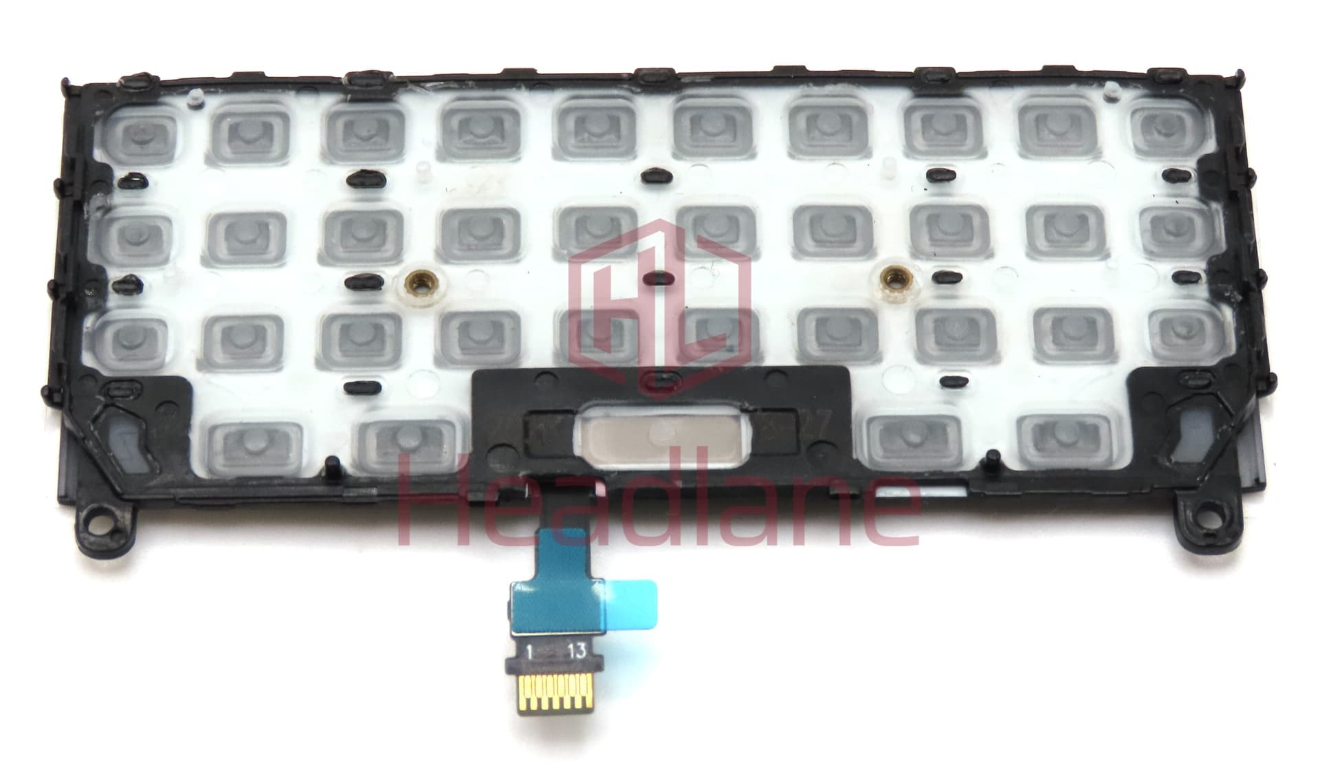 Blackberry Key2 LE Keypad / Keyboard - Dark Blue (QWERTY) - view 2