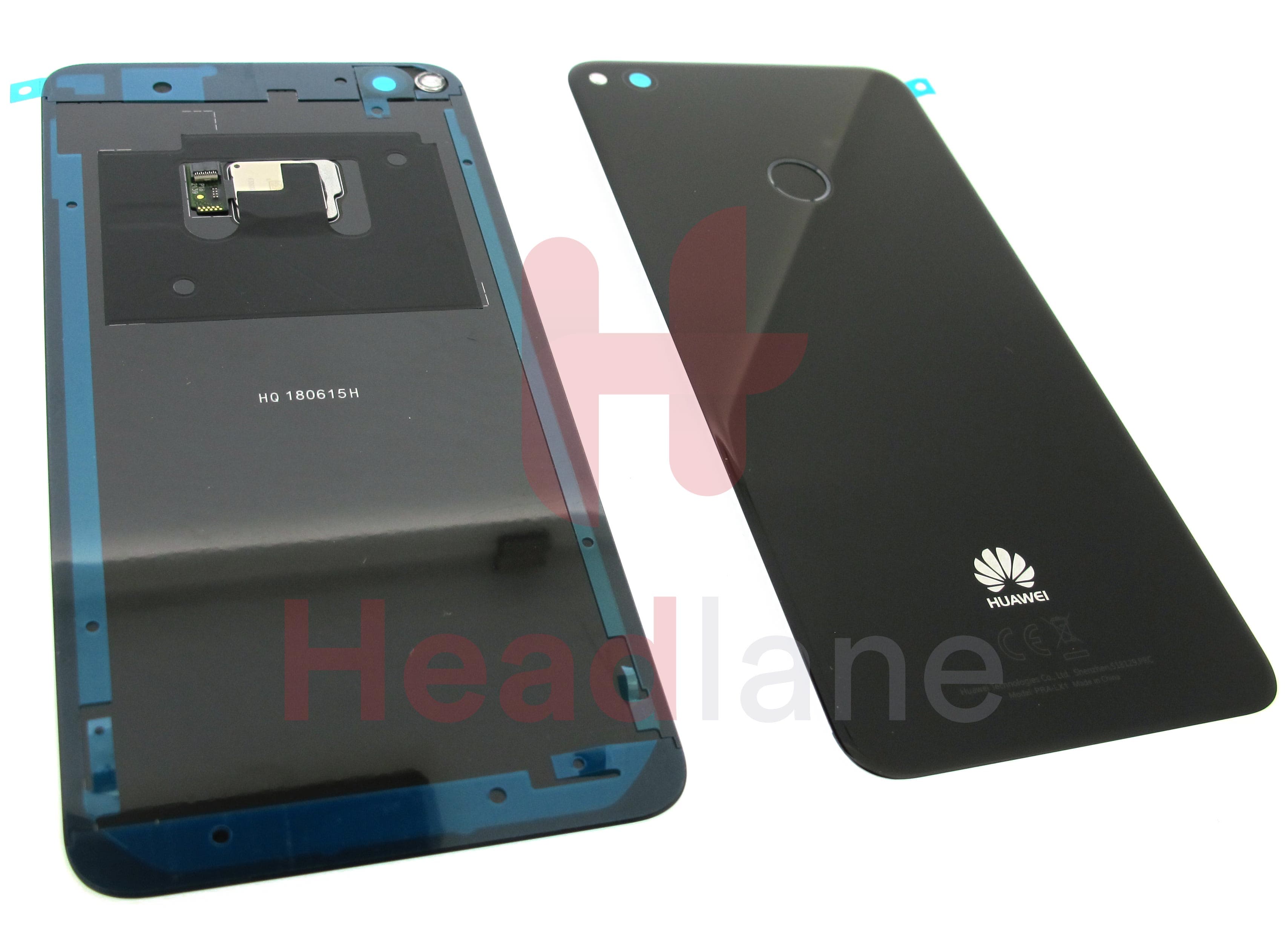 Huawei P8 Lite (2017) Battery Cover - Black - view 2