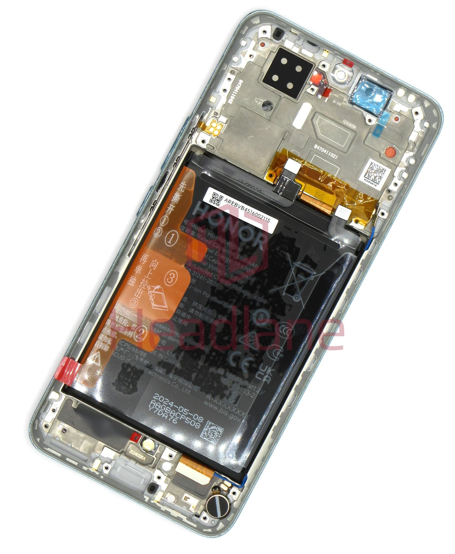 Honor 200 LCD Display / Screen + Touch + HB496590EIW Battery - Green - view 2