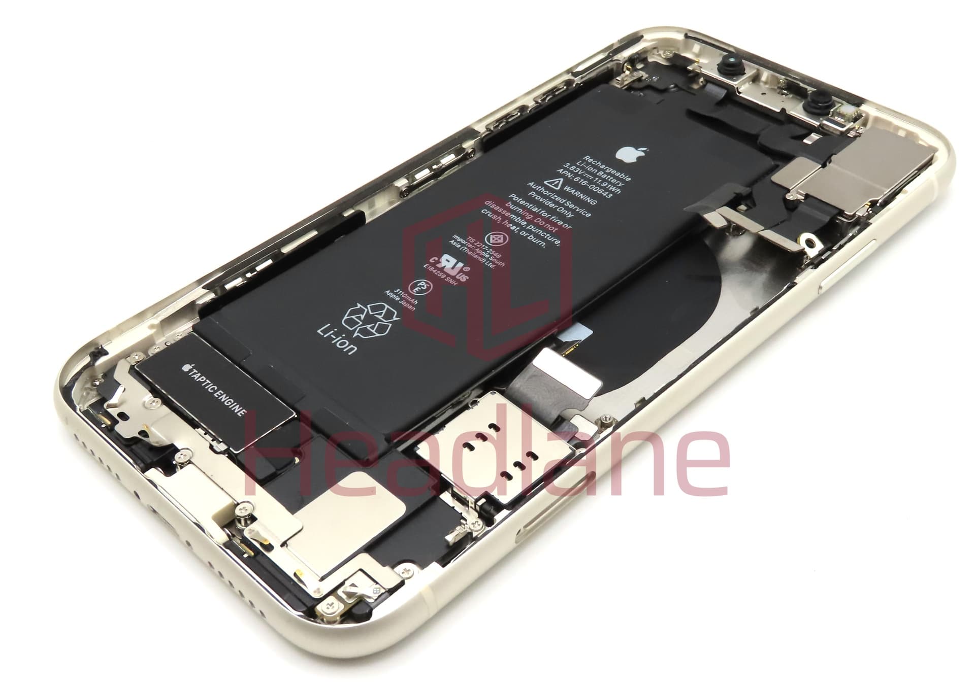Apple iPhone 11 Back / Battery Cover + Small Parts - White (Pulled - Grade B) - view 2