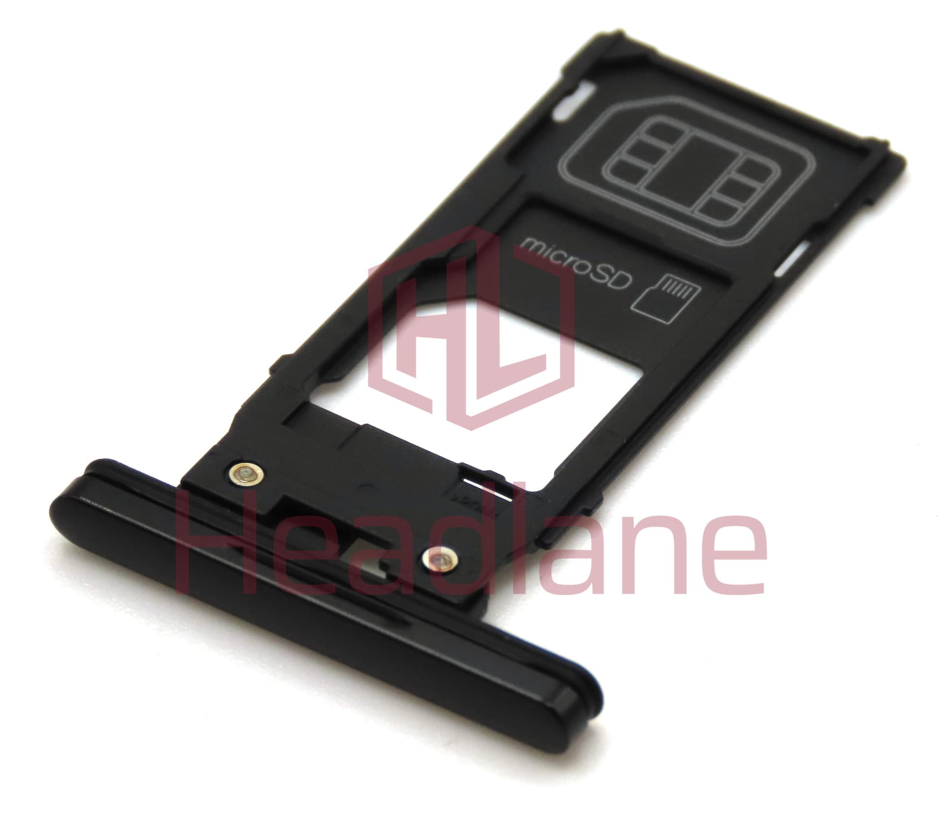 Sony H8416 H9436 Xperia XZ3 SIM / Memory Card Tray - Black - view 2