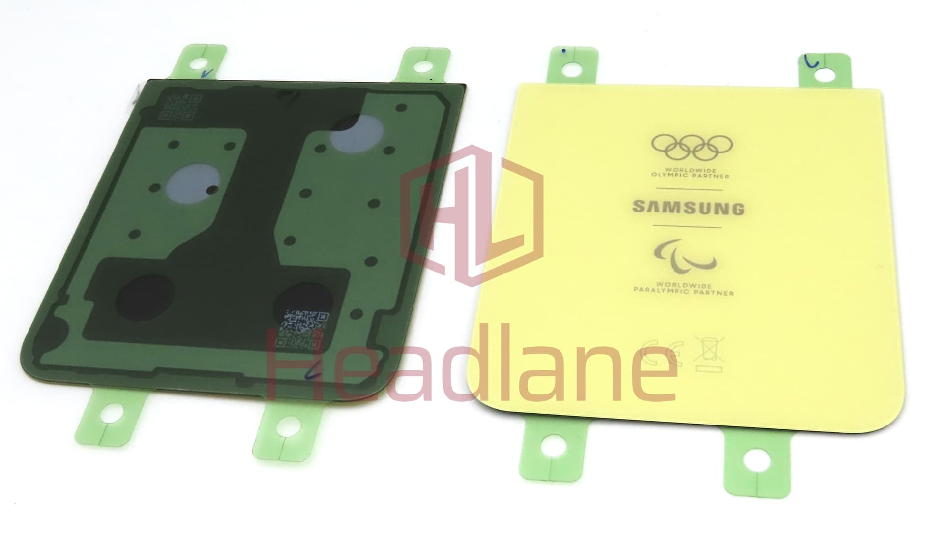 Samsung SM-F741 Galaxy Z Flip6 5G Back / Battery Cover - Yellow (Olympic Edition) - view 2