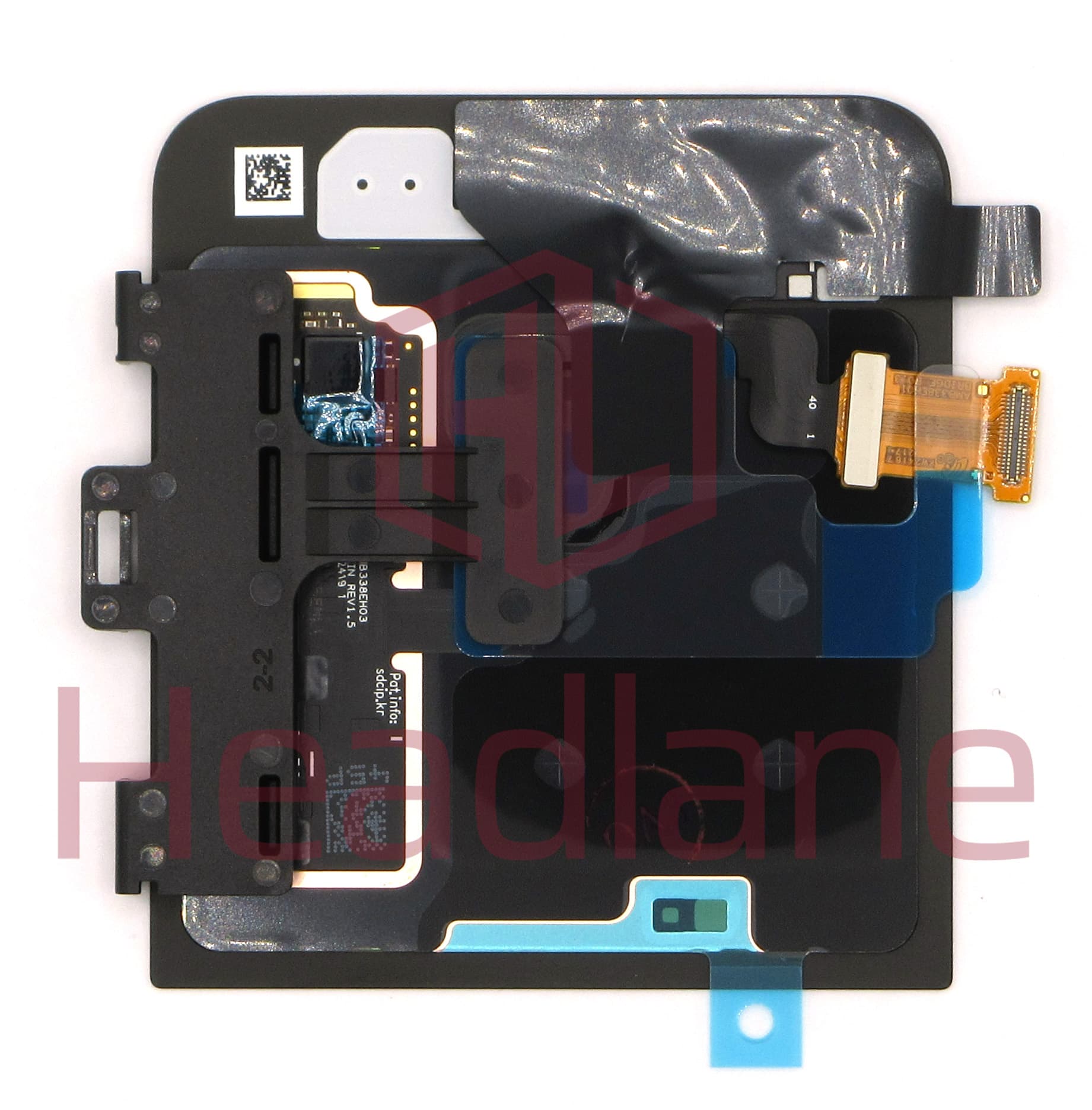 Samsung SM-F741 Galaxy Z Flip6 5G Outer LCD Display / Screen + Touch - White / Peach - view 2