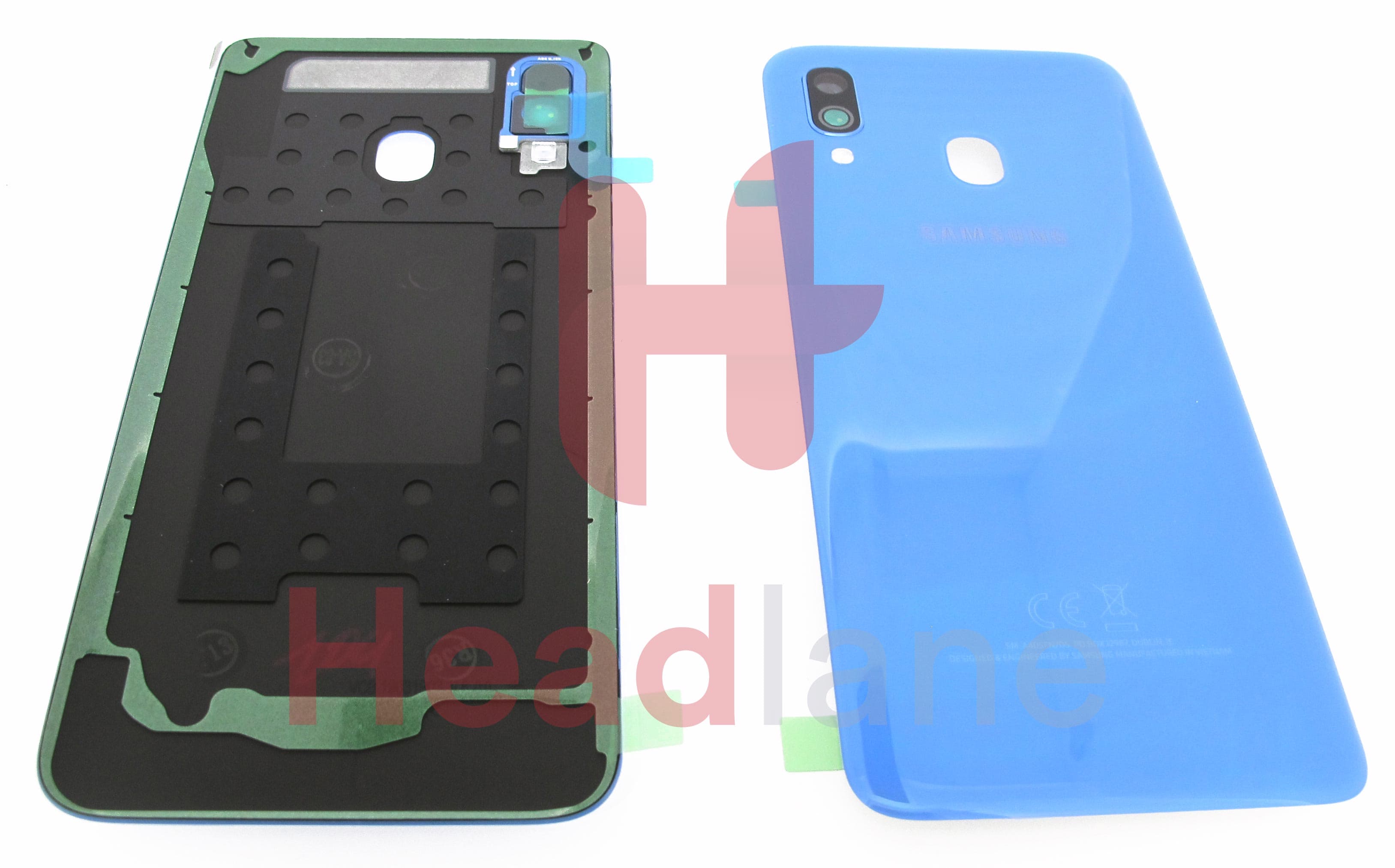 Samsung SM-A405 Galaxy A40 Back / Battery Cover - Blue - view 2