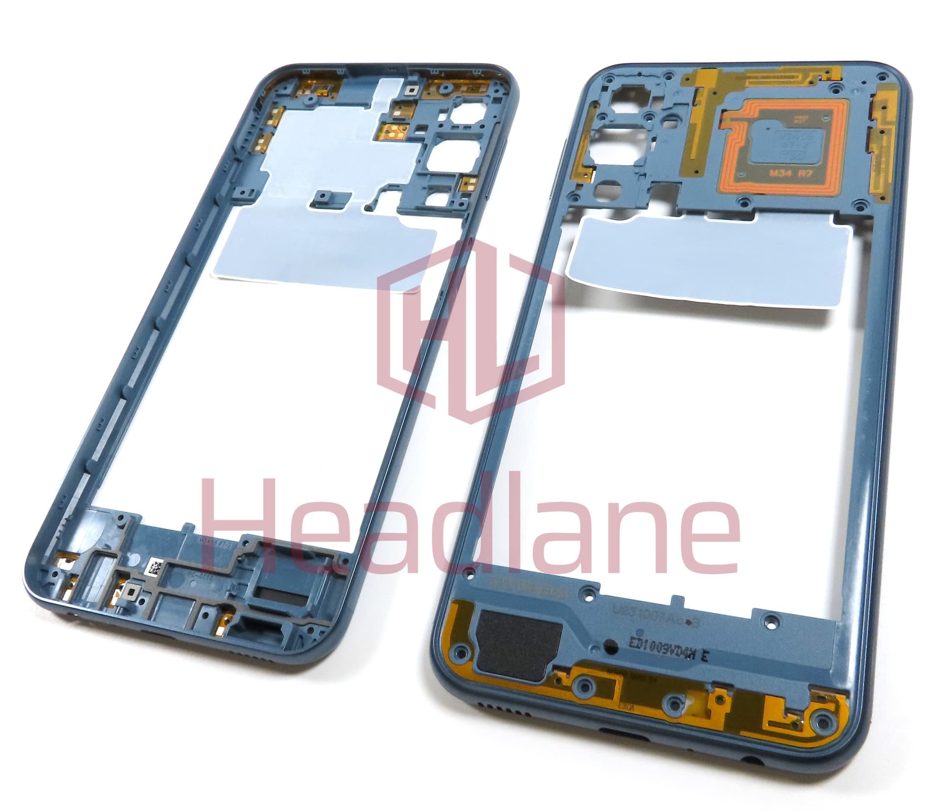 Samsung SM-M346 Galaxy M34 5G Middle Cover / Chassis - Blue - view 2
