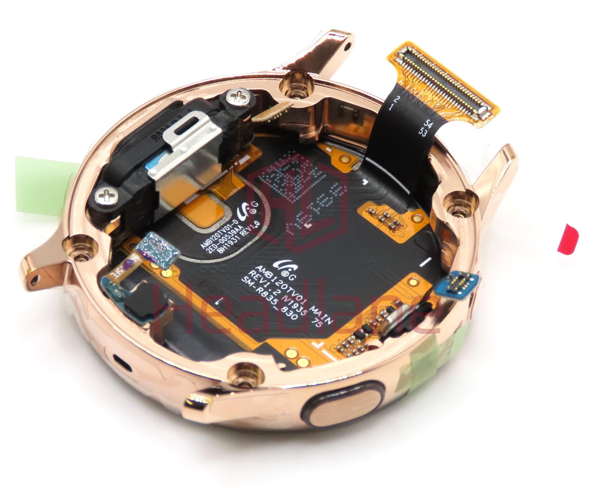 Samsung SM-R830 Galaxy Watch Active2 LCD Display / Screen + Touch - Pink Gold - view 2