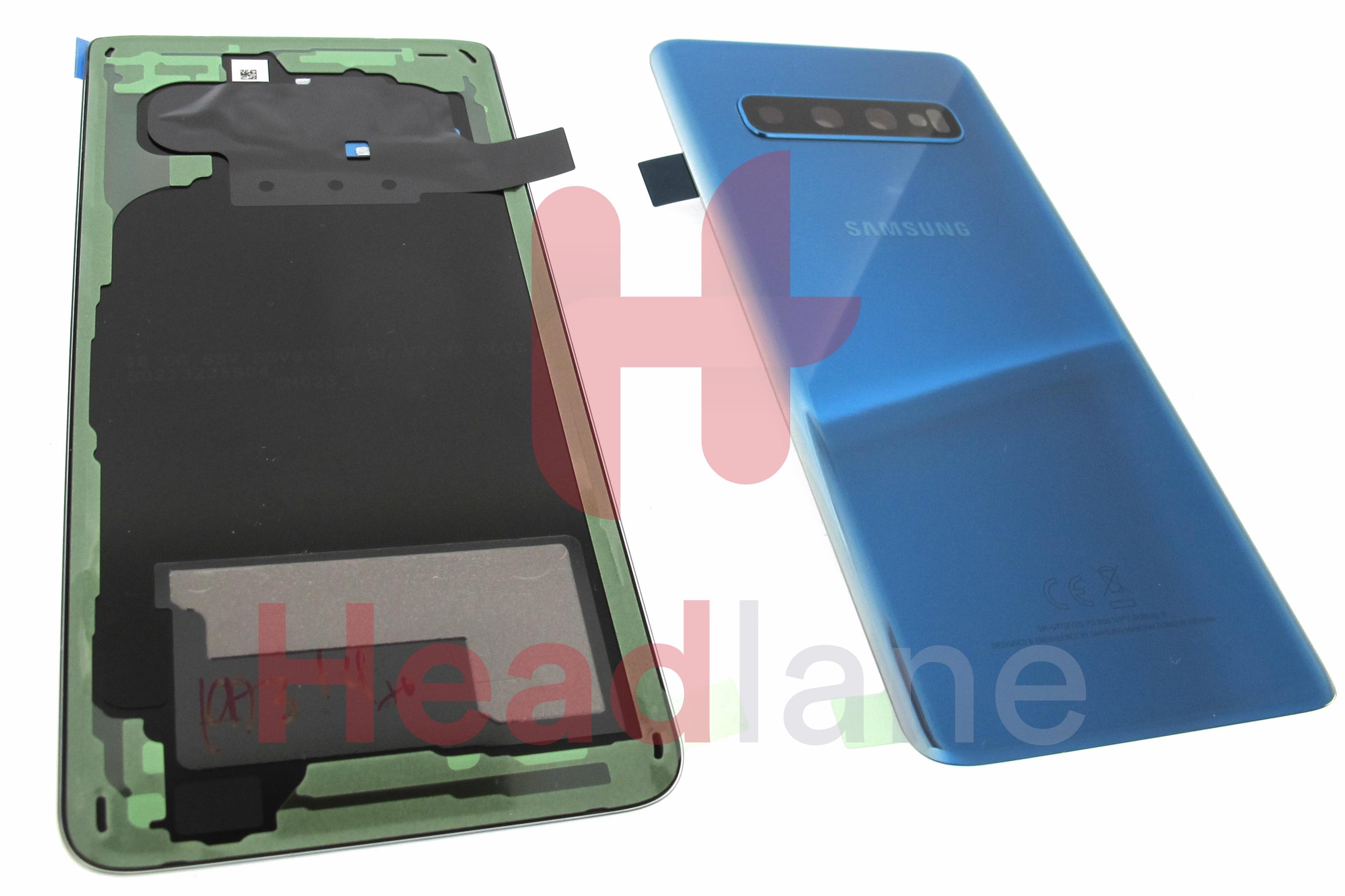 Samsung SM-G973 Galaxy S10 Back / Battery Cover - Prism Blue - view 2