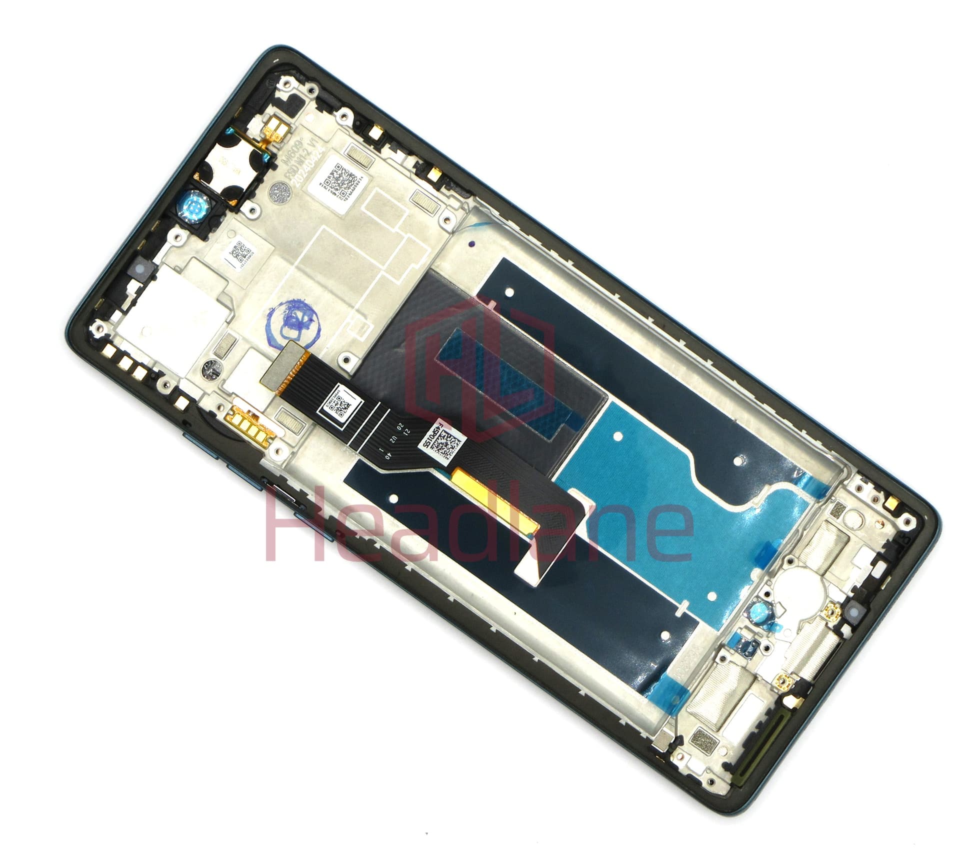 Motorola XT2429 Edge 50 Fusion LCD Display / Screen + Touch - Marshmallow Blue - view 2